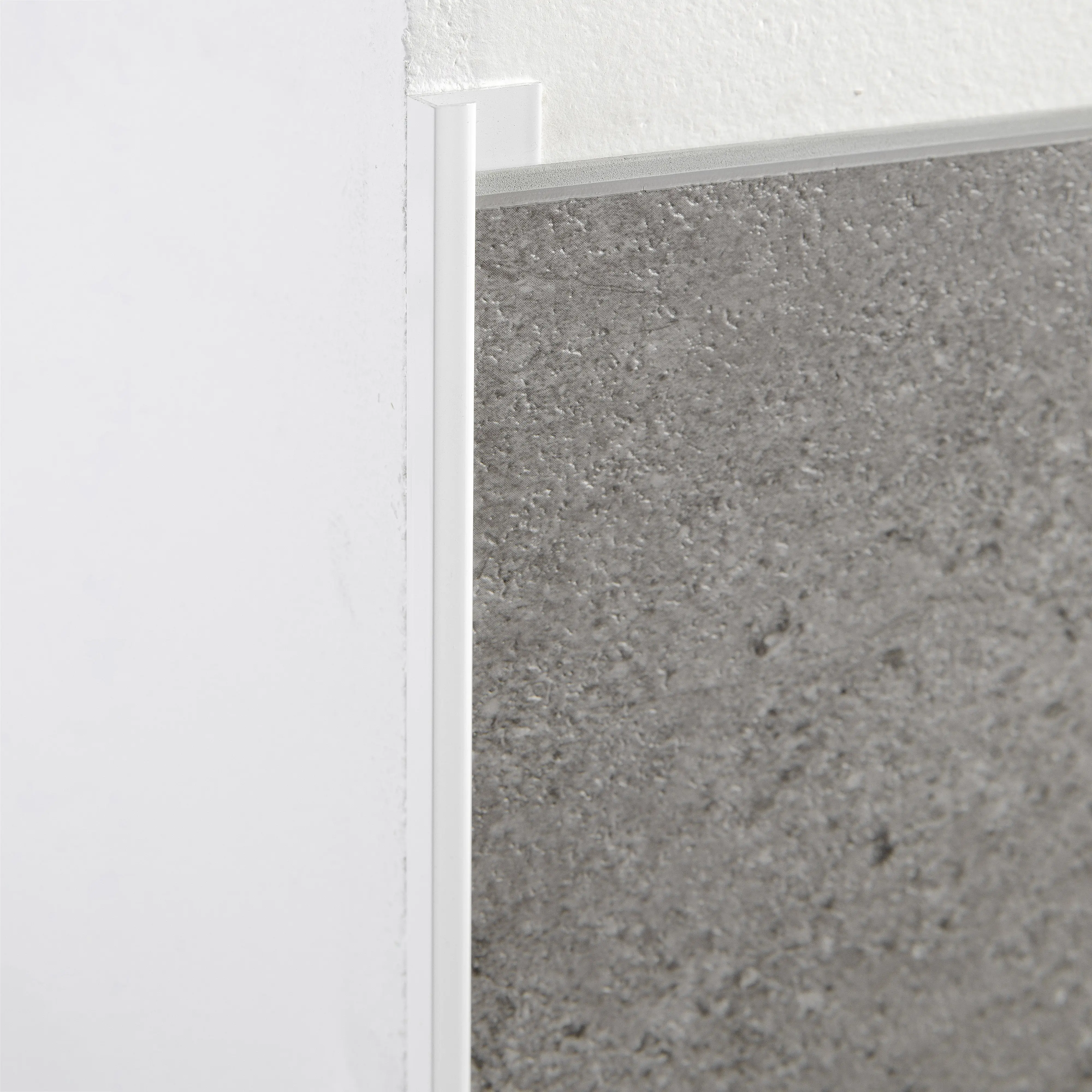 Grosfillex Einfass-Profil 2,6 m 6 x 5,5 mm Alu weiß