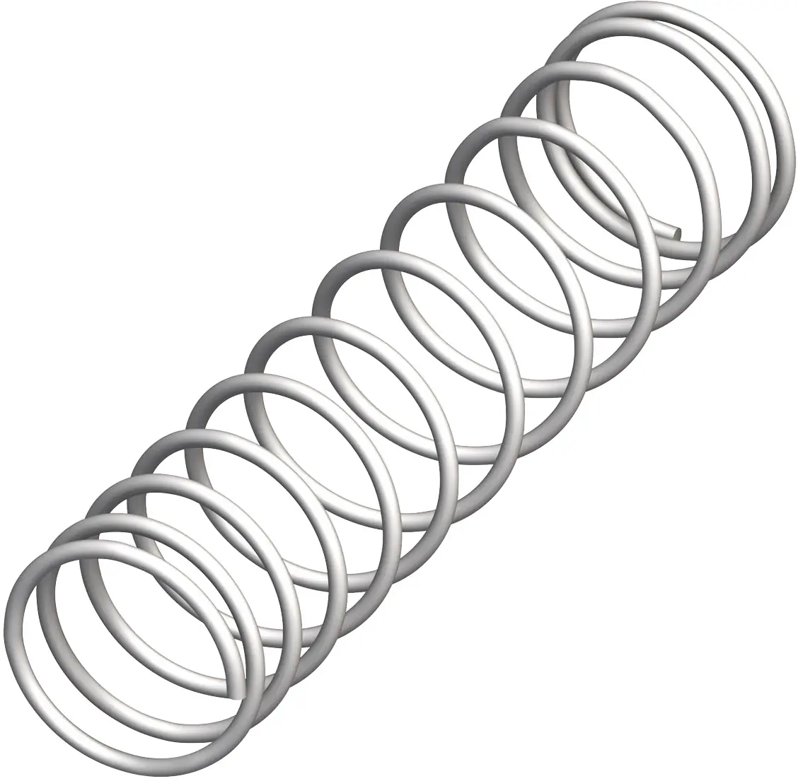 alfer Druckfeder M 12, M 12, Maß B: 15.5 mm Stahl roh natur