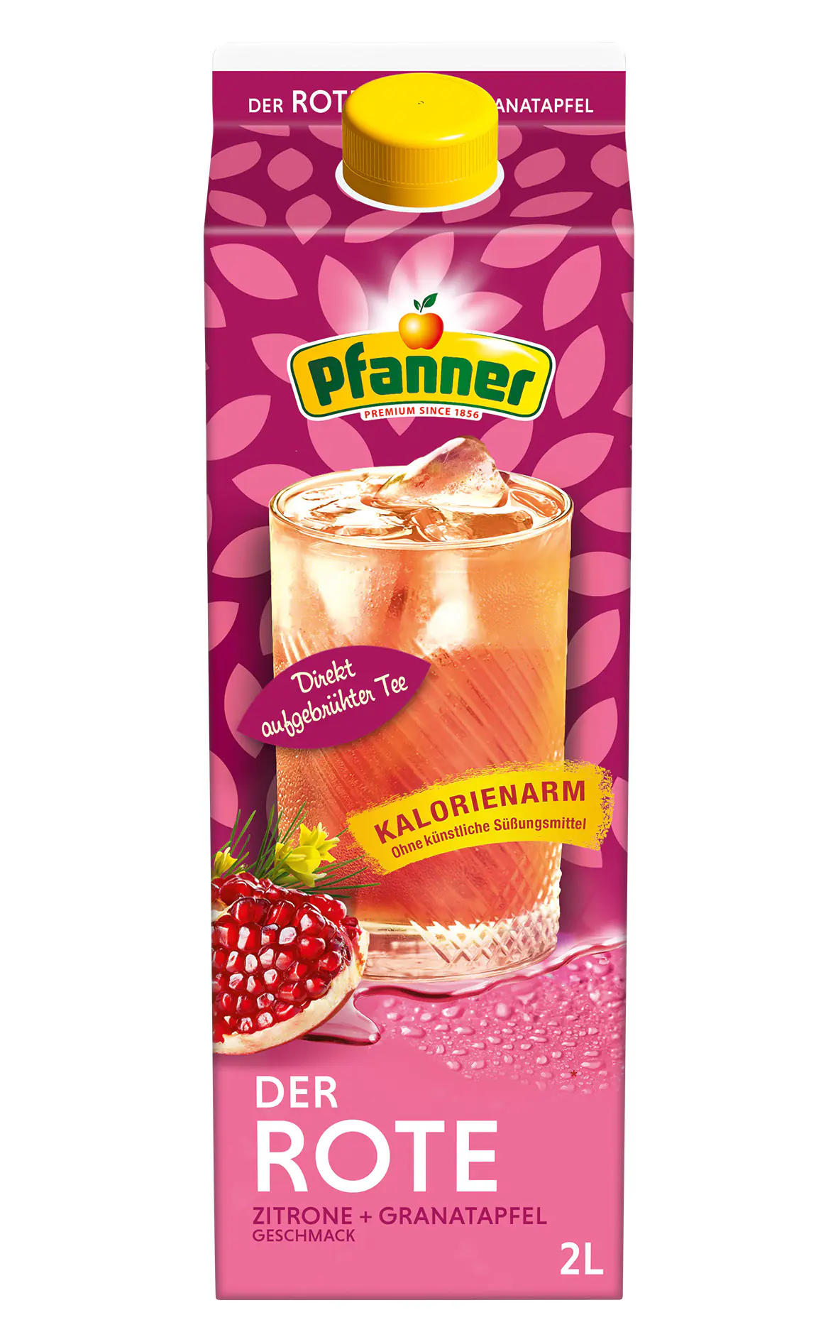 Pfanner Tee Der Rote Zitrone-Granatapfel 2,0 l 