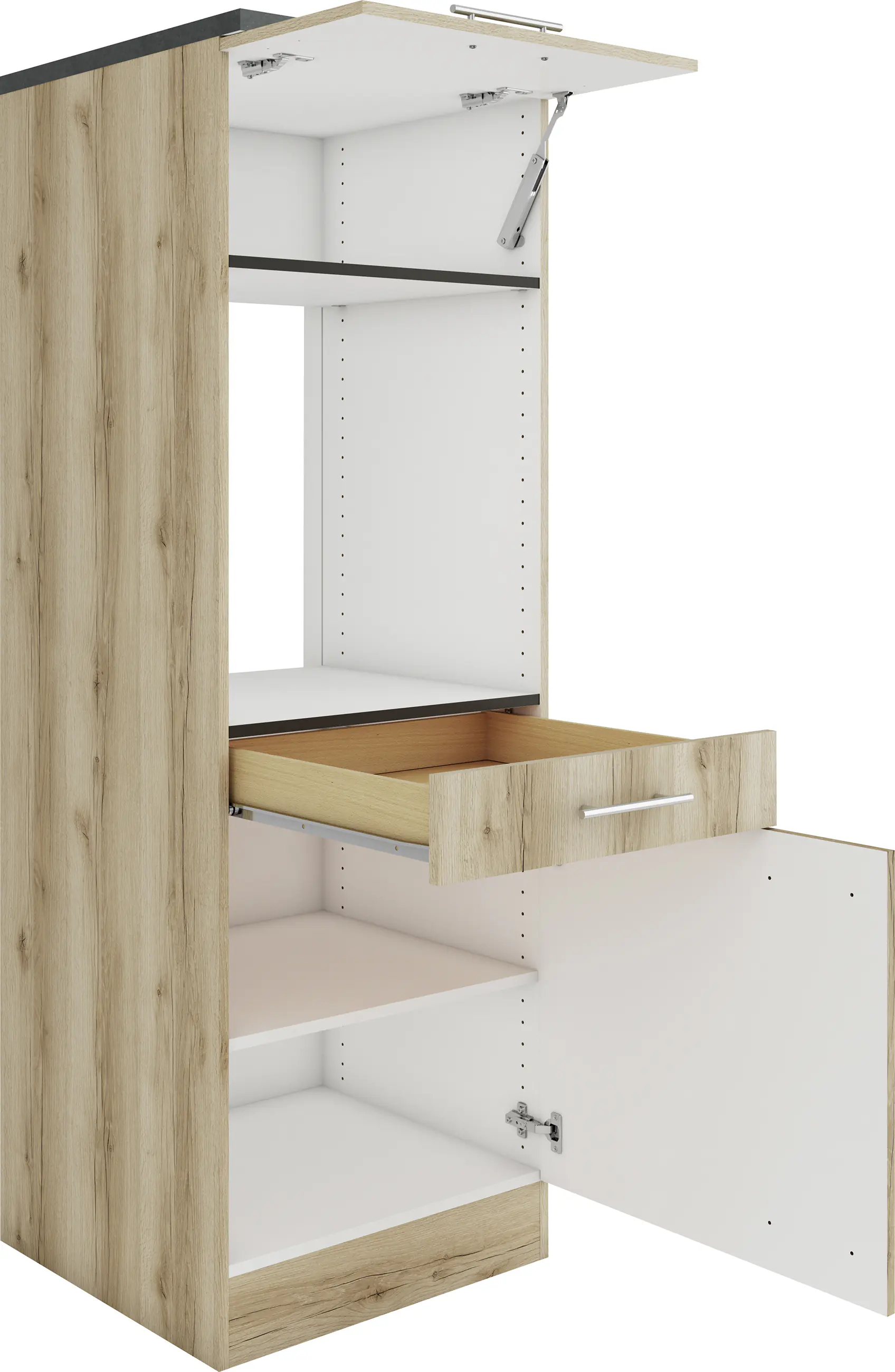 Optifit Midischrank Livorno 290 eiche 60 cm