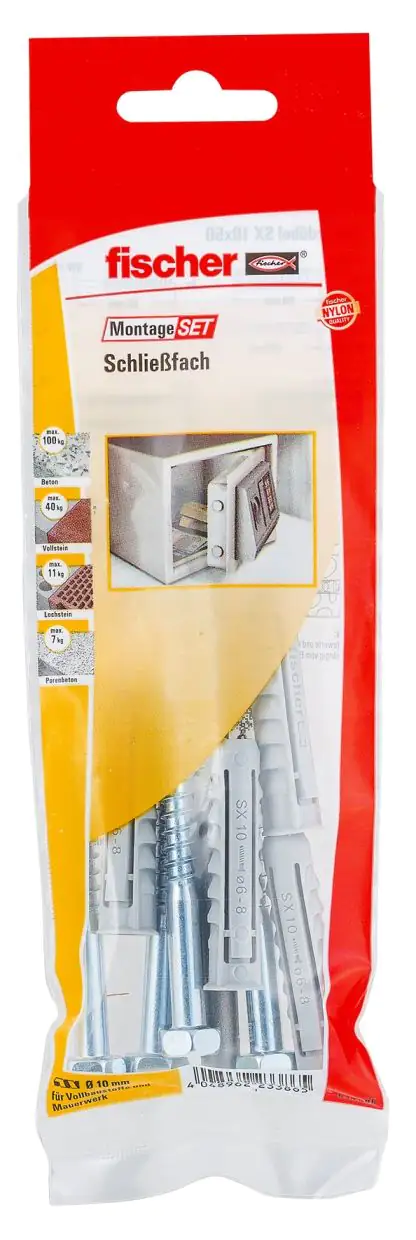 Fischer Montage-Set Schließfach