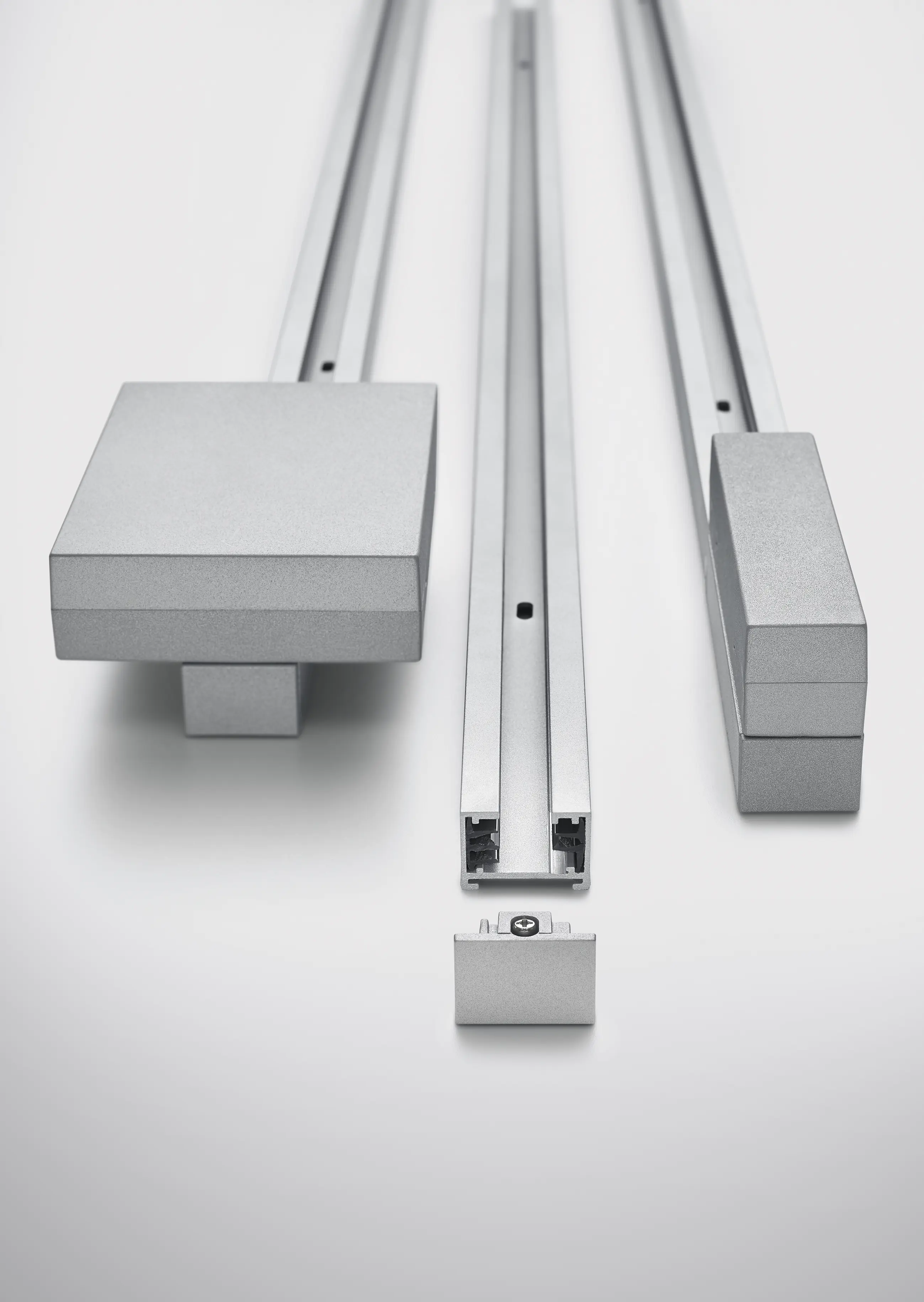 Trio Leuchten Mittel-/Endeinspeisung DUOline titanfarbig