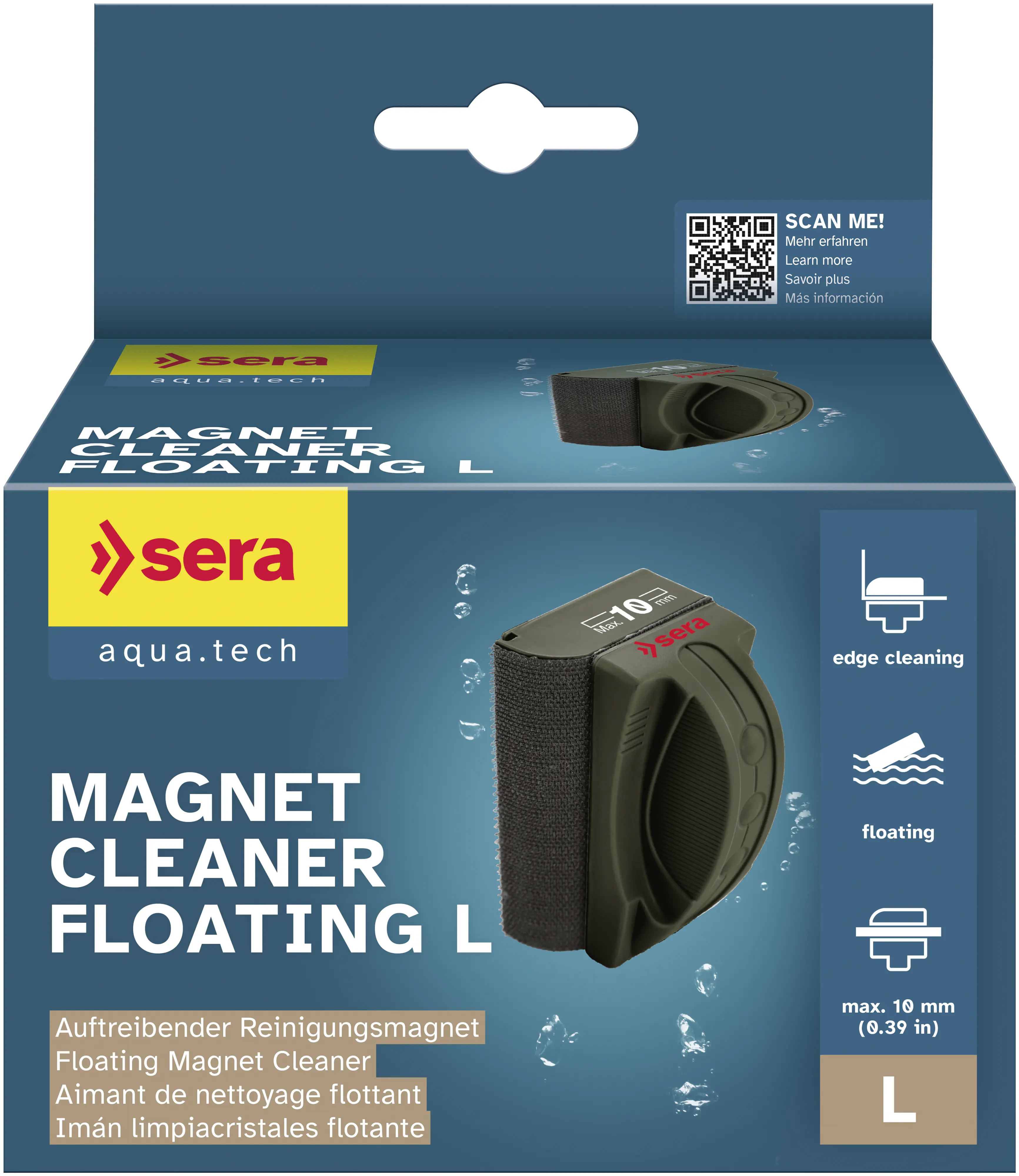 Sera Aquariumzubehör Reinigungsmagnet Magnet Cleaner L 10 mm Sera Aquariumzubehör Reinigungsmagnet Magnet Cleaner L 10 mm