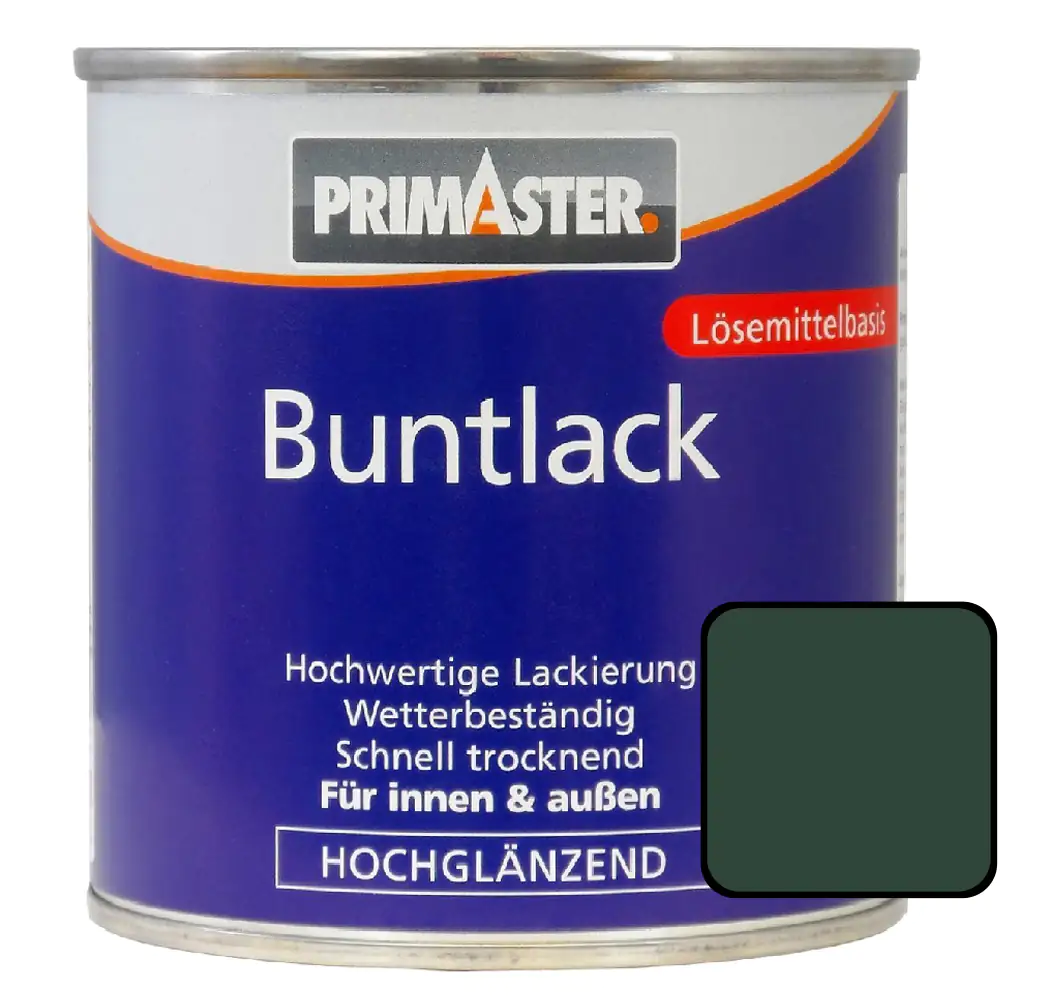 Primaster Buntlack RAL 6005 750 ml moosgrün hochglänzend