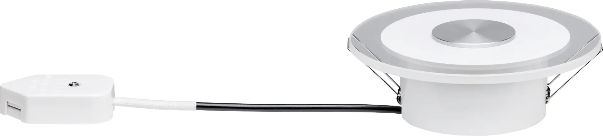 4000870929070_1360384 Paulmann LED Einbauleuchtenset Whirl alu satin rund 5,5 W 3er Set