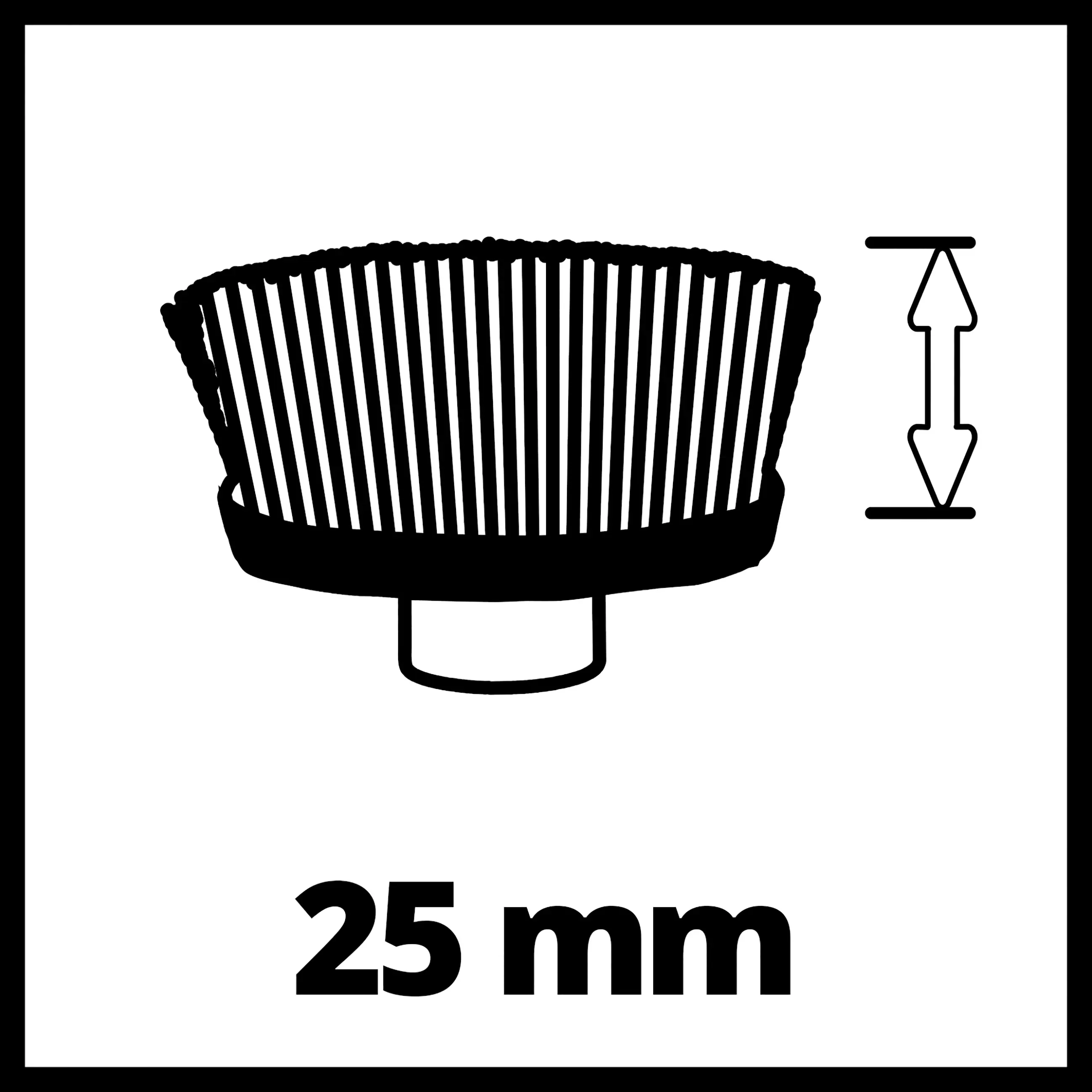 Einhell Oberflächenbürsten-Aufsatz Ultra 95/25 