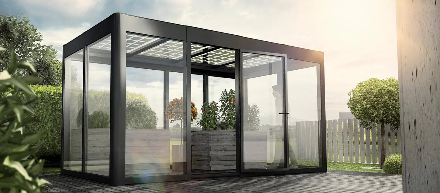 SunElements SunGarden Gartenhaus Energy 5.2 548 x 233 cm anthrazit-metallic