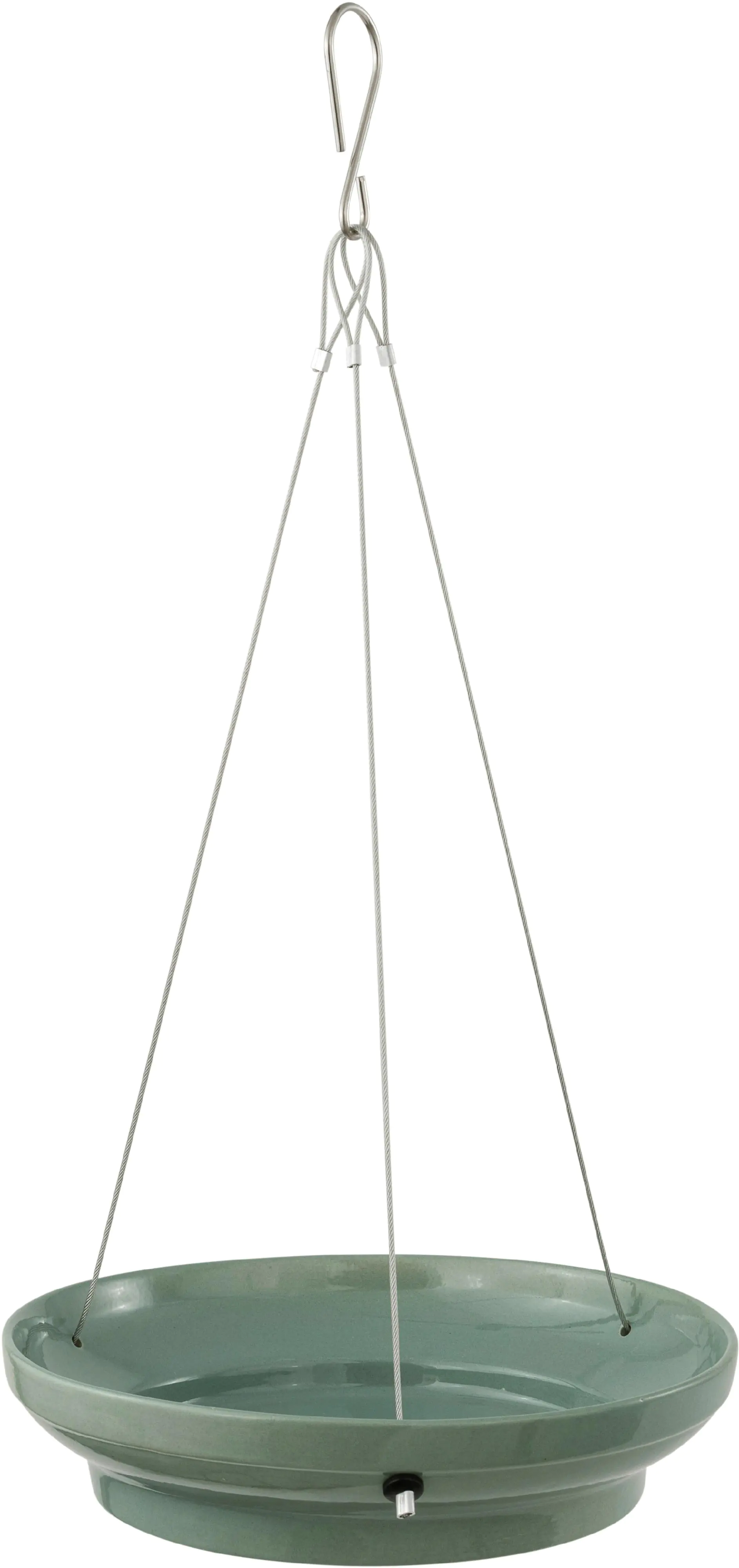 Hängende Wasserschale Vesi grün 26 x 26 x 6 cm