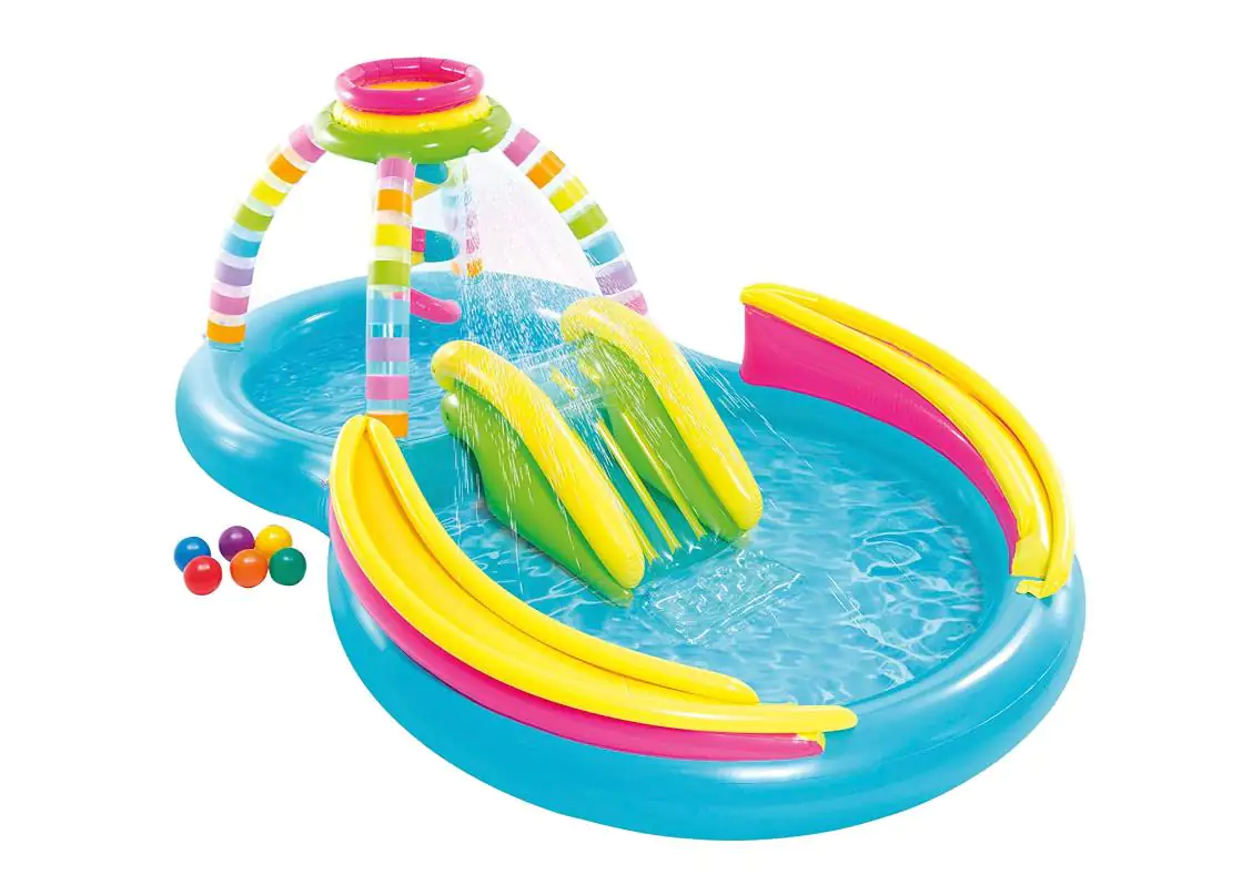 Intex Planschbecken Rainbow Funnel Play Center 295 x 191 x 109 cm