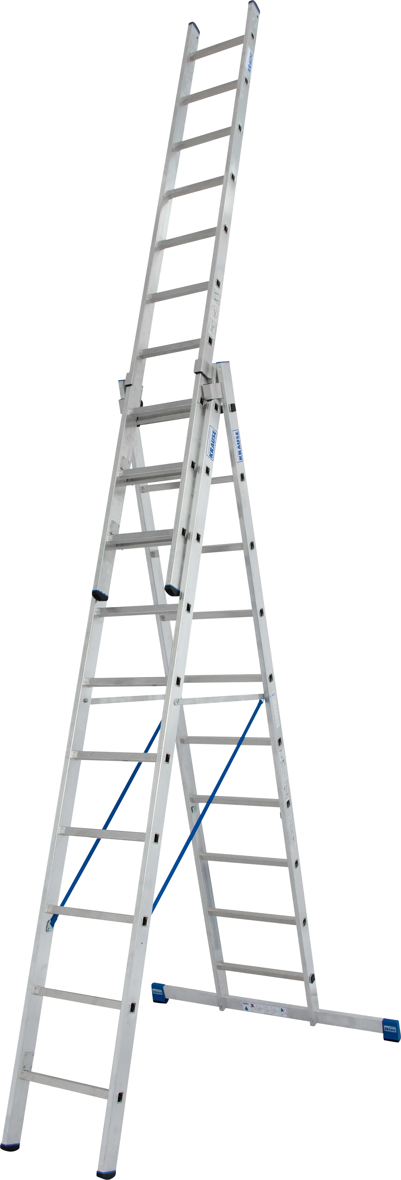 Krause Aluminium-Mehrzweckleiter STABILO mit Treppenfunktion 7,65 m