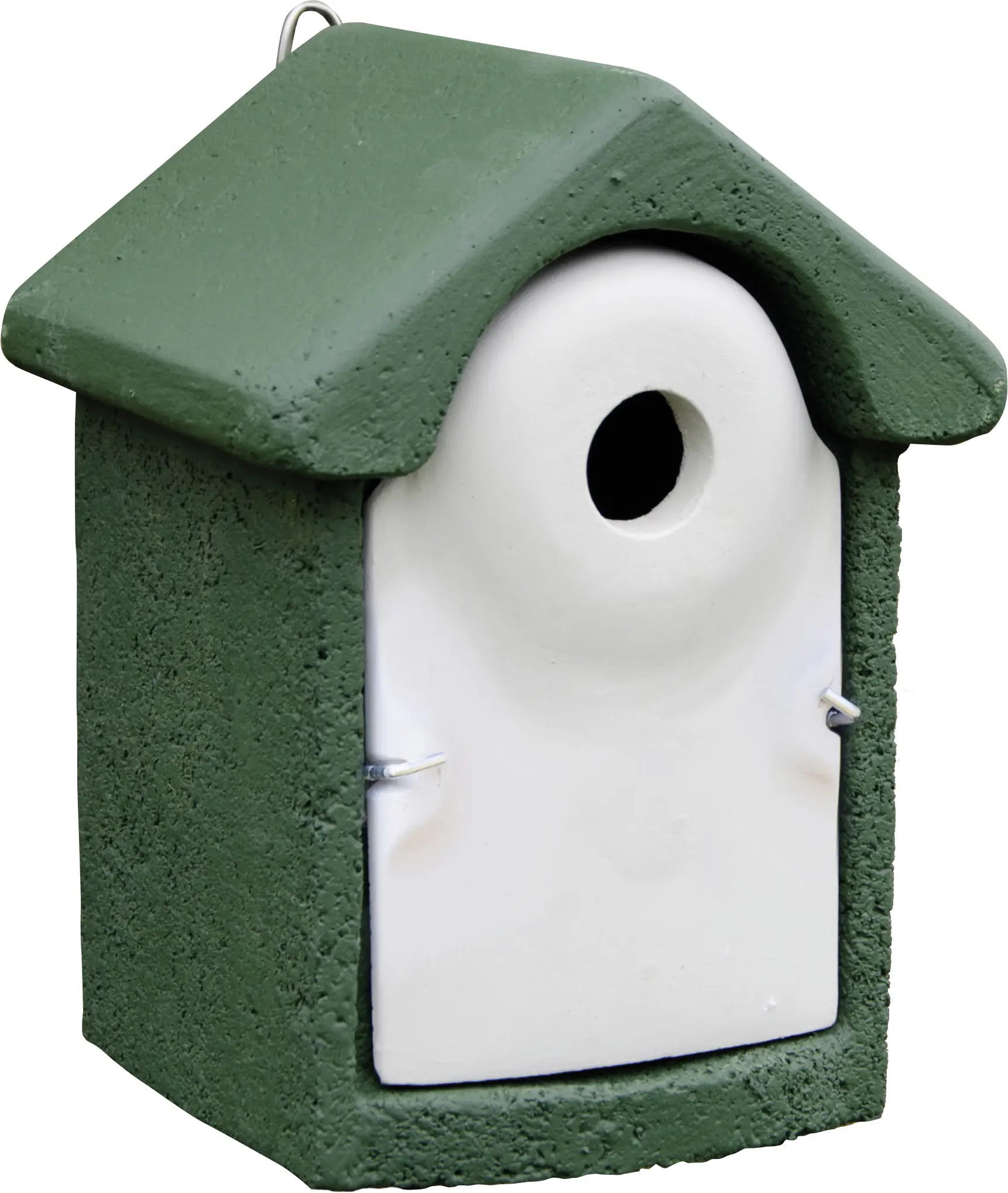 CJ Wildlife Nistkasten Holzbeton grün/weiß LxBxH: 24x19x18 cm