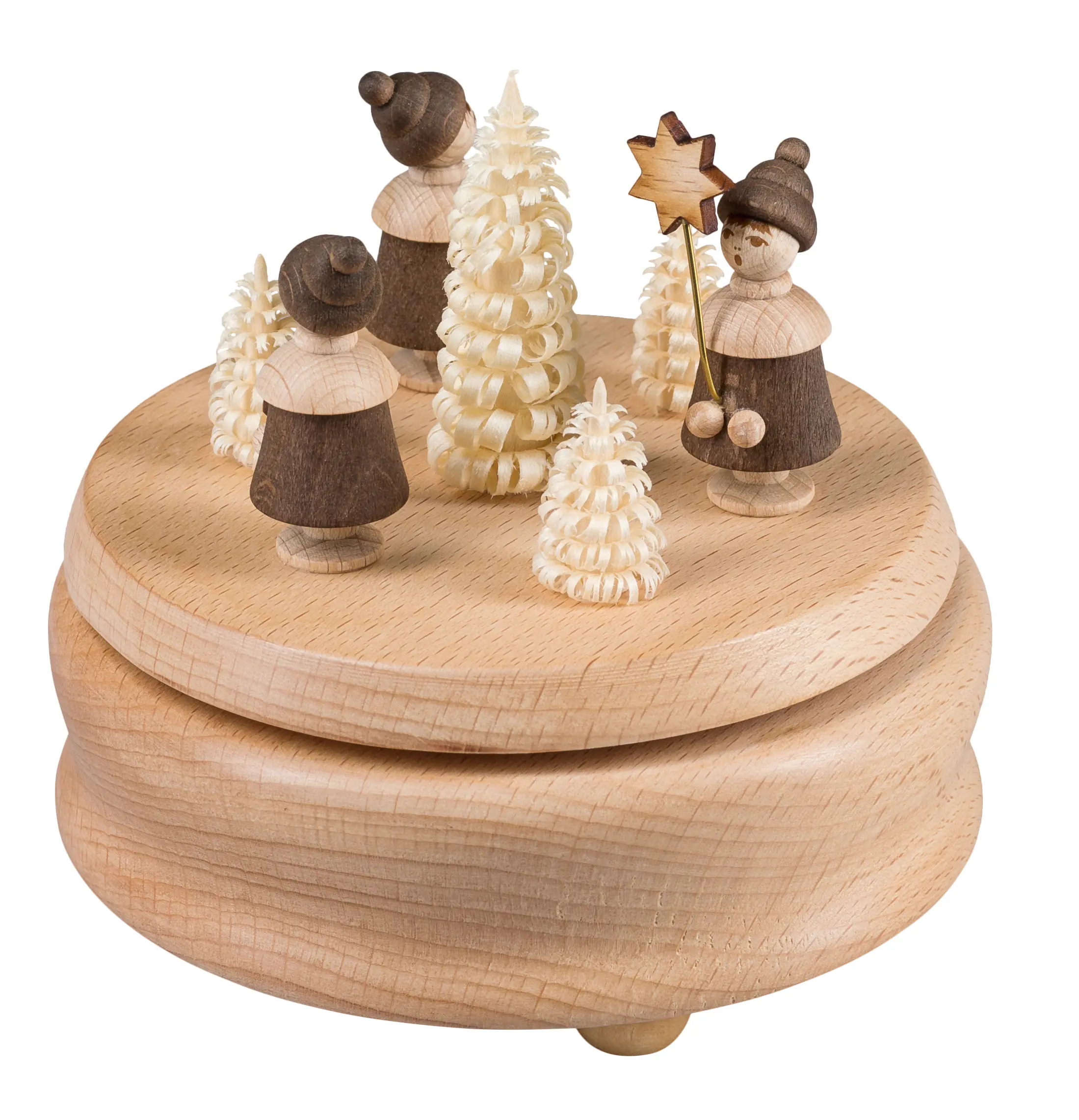 Saico Dekofigur Spieluhr Kurrende 12 x 11 cm natur
