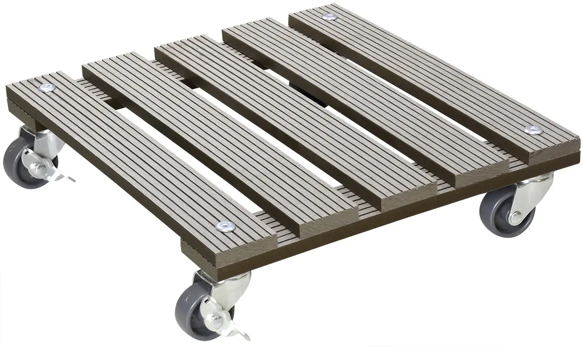 Wagner Pflanzenroller WPC 29 x 29 cm taupe