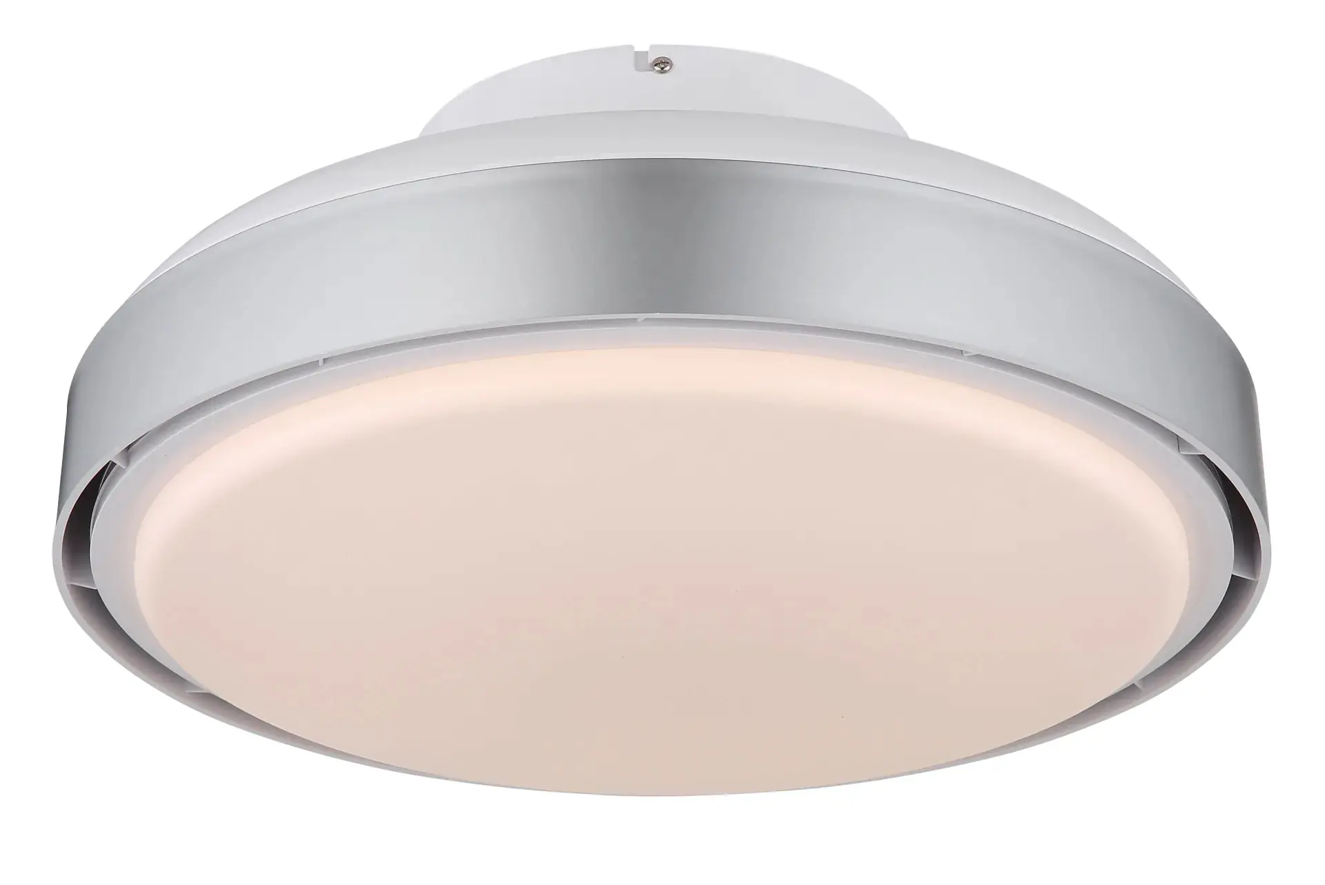 Globo Deckenventilator Carney Ø 45 cm 35 W silber CCT