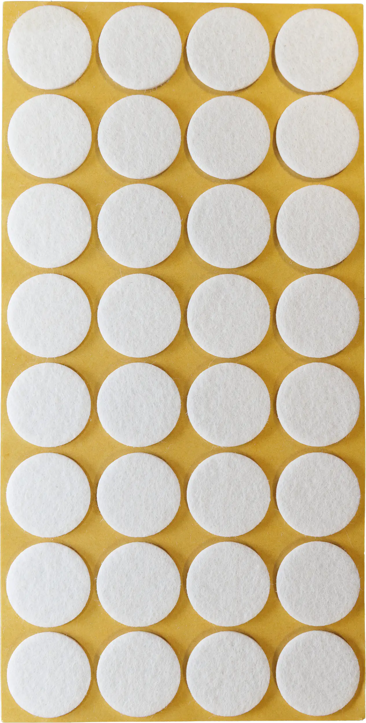 TrendLine Filzgleiter Ø 25 x 2 mm weiß 32-Stück