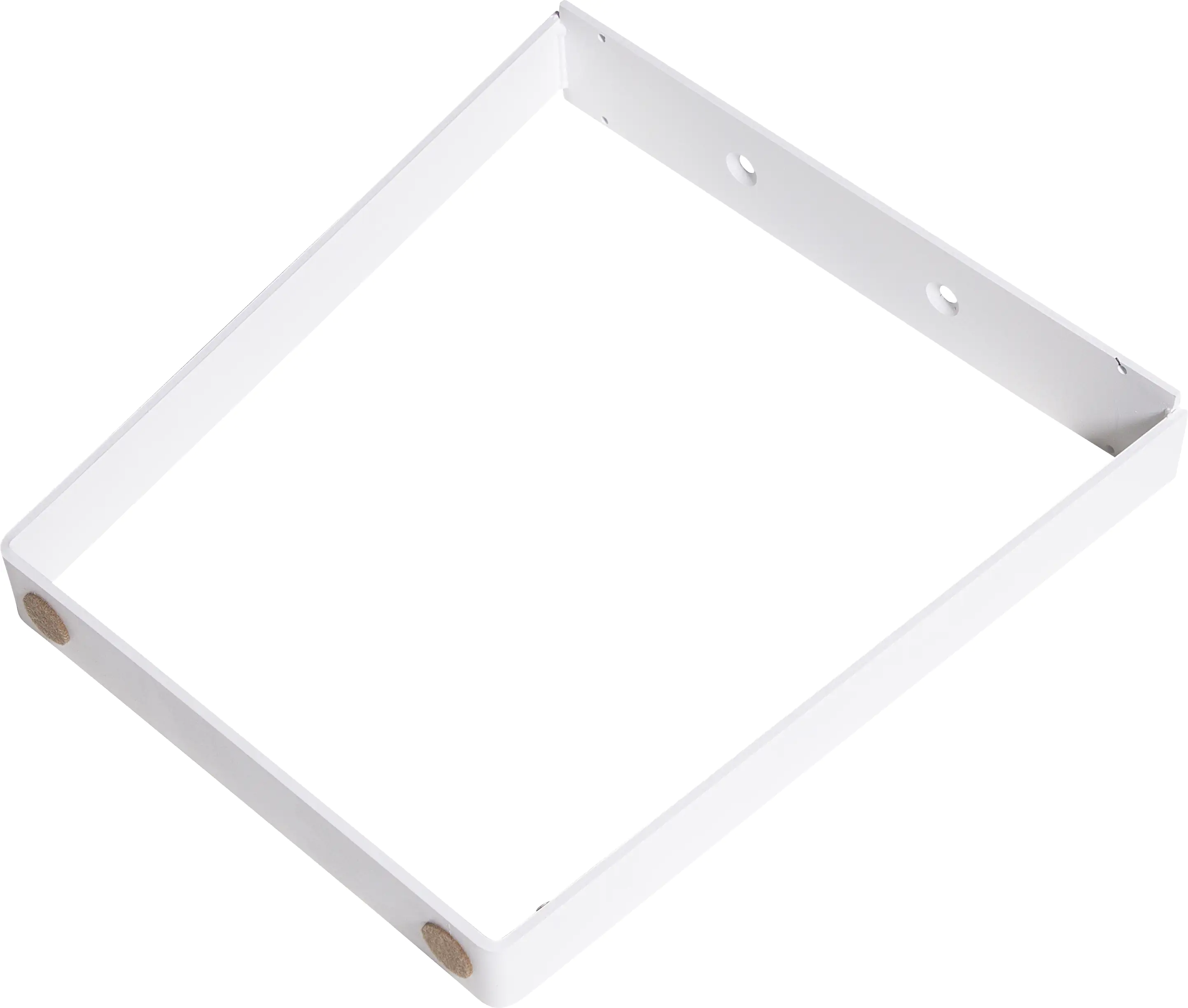 Dieda Bankgestell V-Form weiß Maße (L x B x H): 420 x 400 x 70 mm