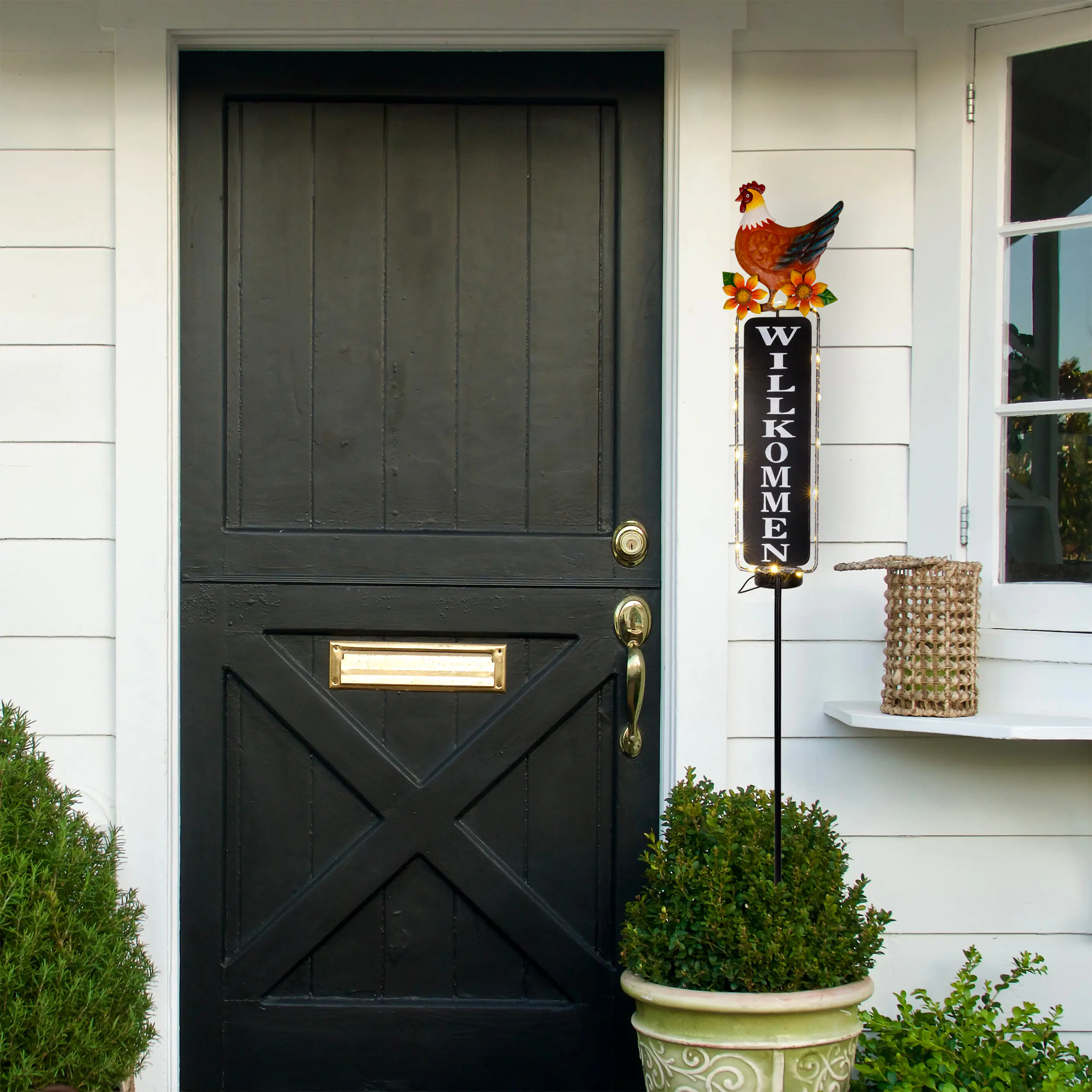 Light & More LED Solarleuchte Huhn bunt Light & More LED Solarleuchte Huhn bunt