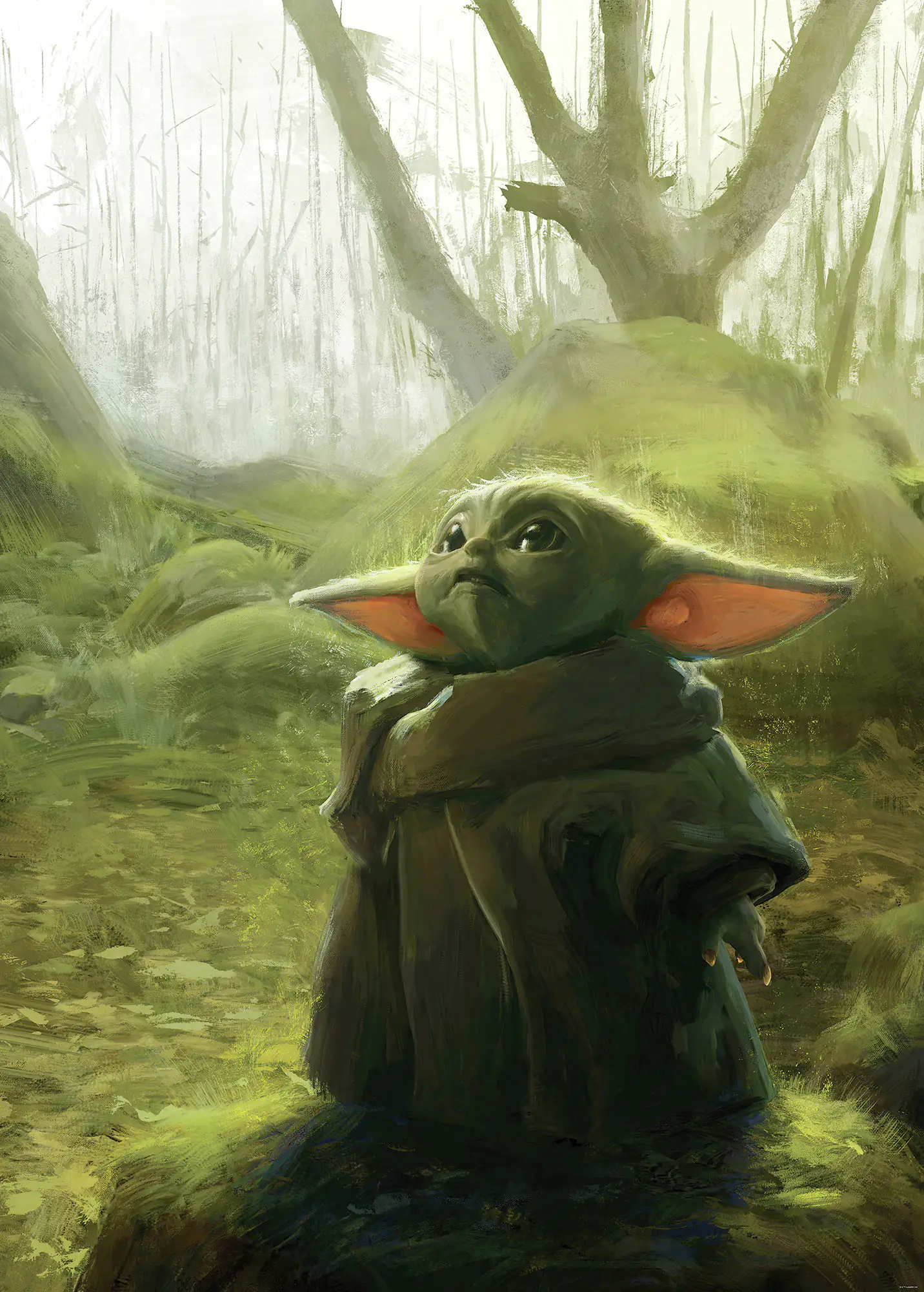 Komar Vlies Fototapete Mandalor. Grogu Acr 200 x 280 cm  Komar Vlies Fototapete Mandalor. Grogu Acr 200 x 280 cm