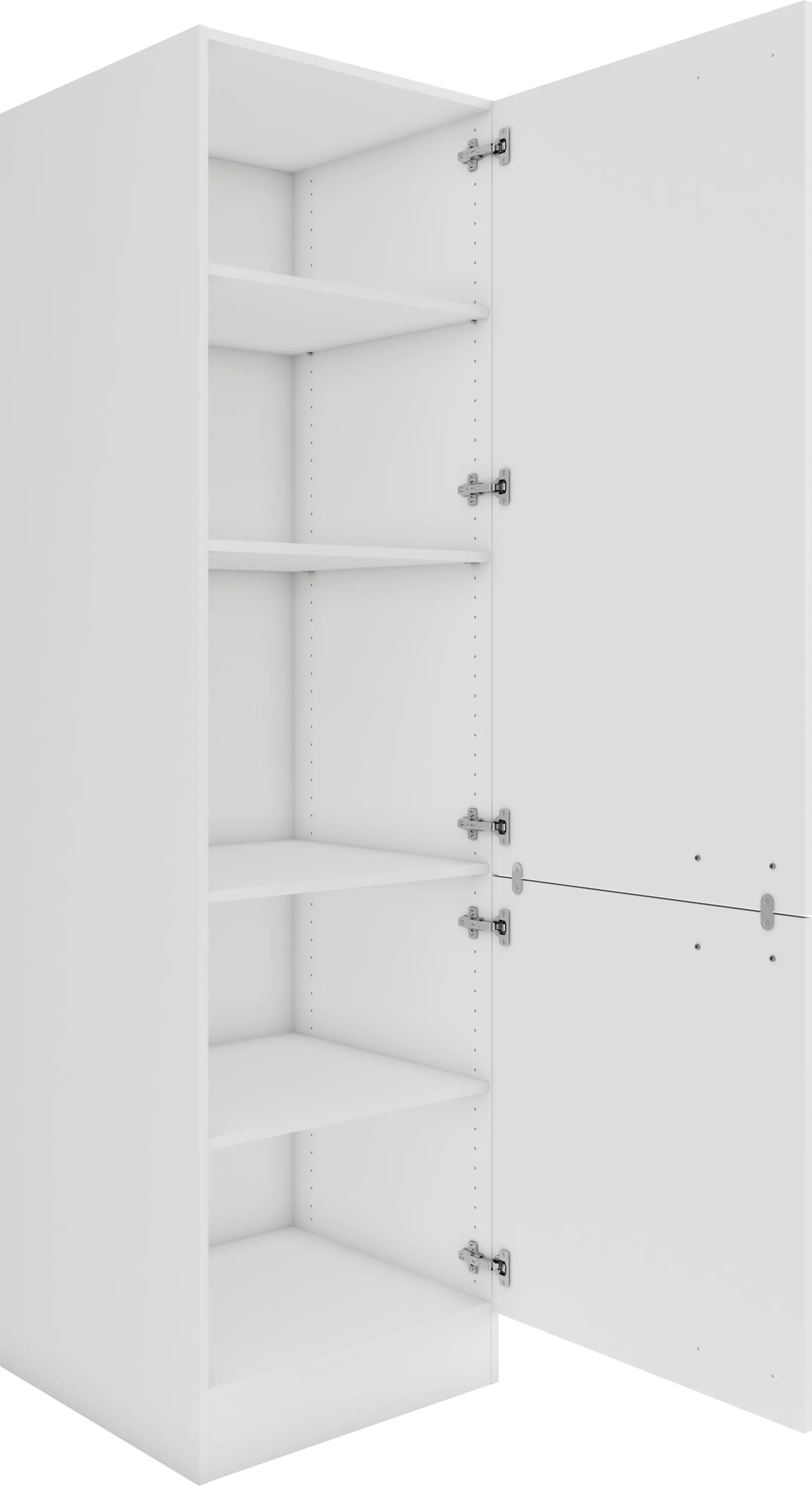 Optifit Hochschrank Oslo 214 weiß 60 cm