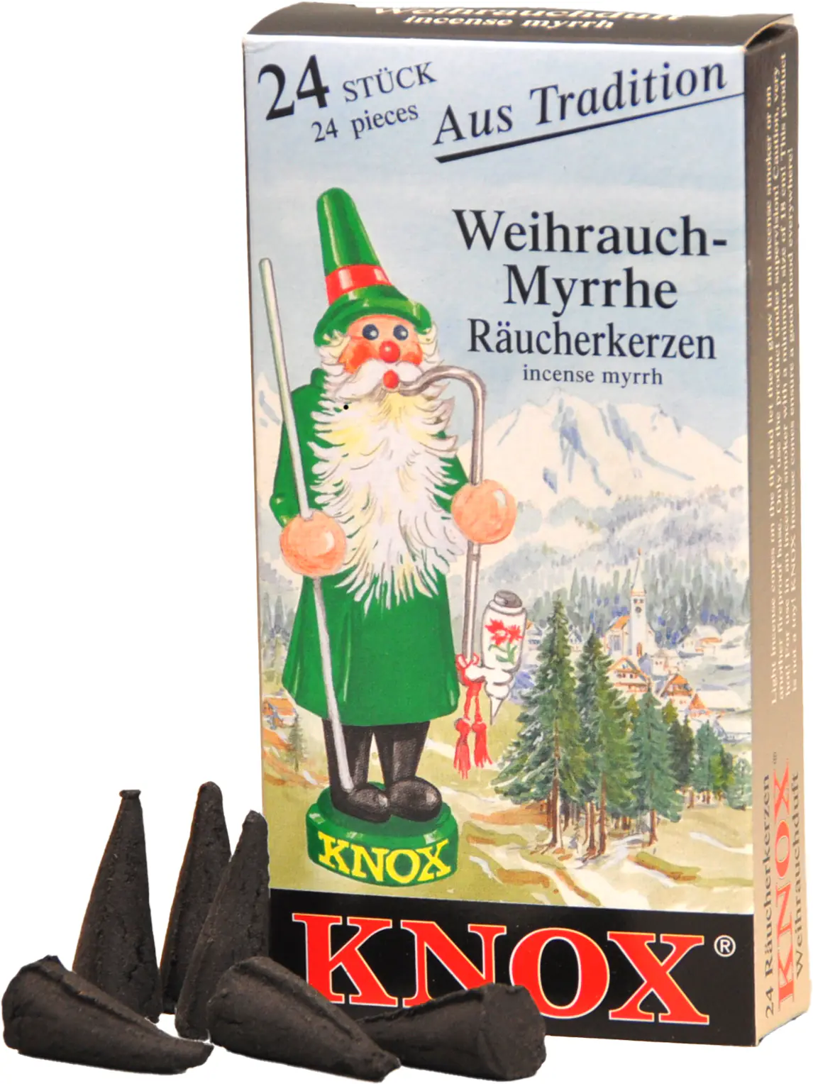 Knox Räucherkerzen - Weihrauch 24 Stück