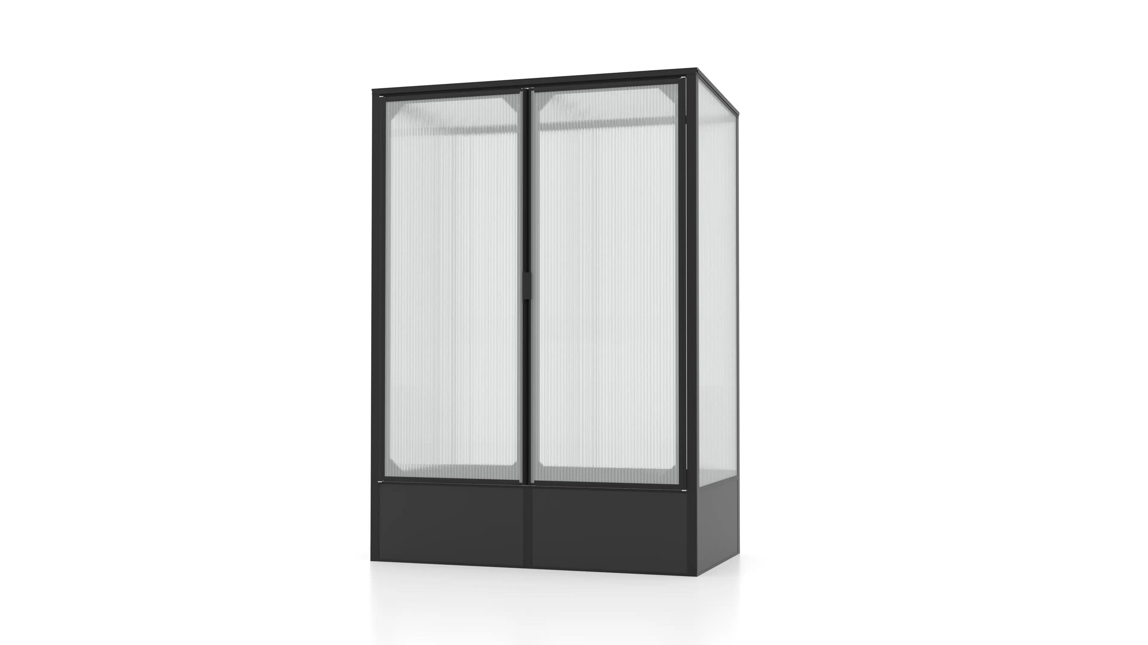 Vitavia Tomatenhaus-Set Napoli 900 HKP 4 mm schwarz 131 x 68 cm  