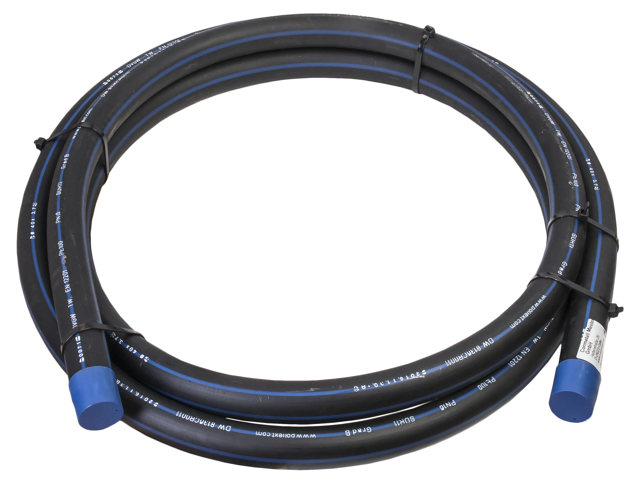 4035300945276 Cornat PE-HD-Rohr Polyehylen, ø 40 mm x 3,7 mm, 5 m