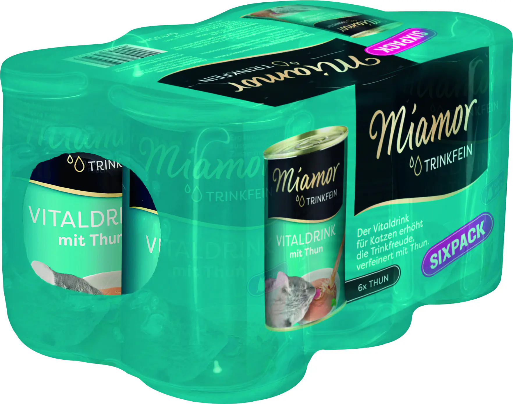 Miamor Trinkfein Thunfisch Katzengetränk 6 x 135 ml Vitaldrink
