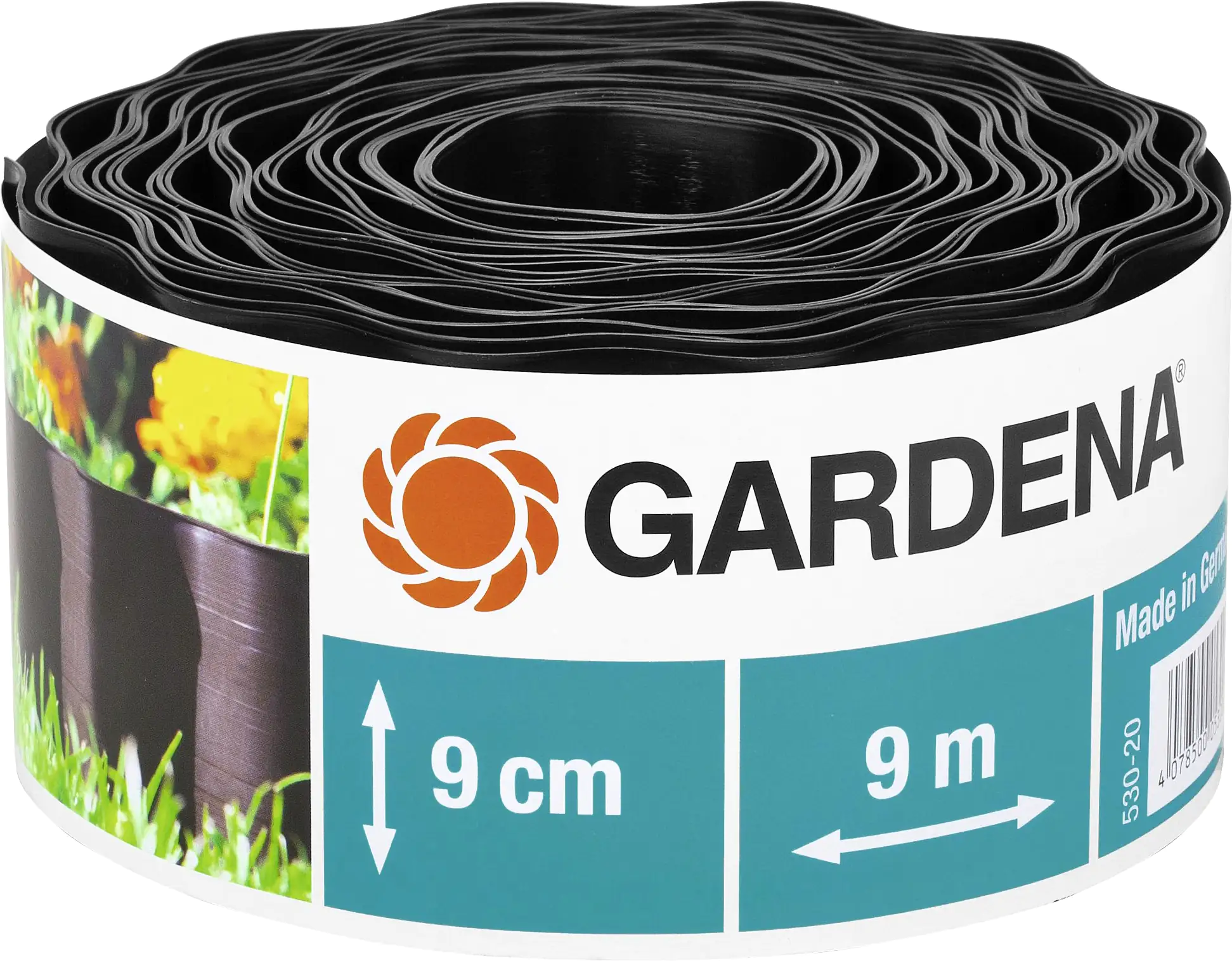 Gardena Beeteinfassung braun 9 m x 9 cm