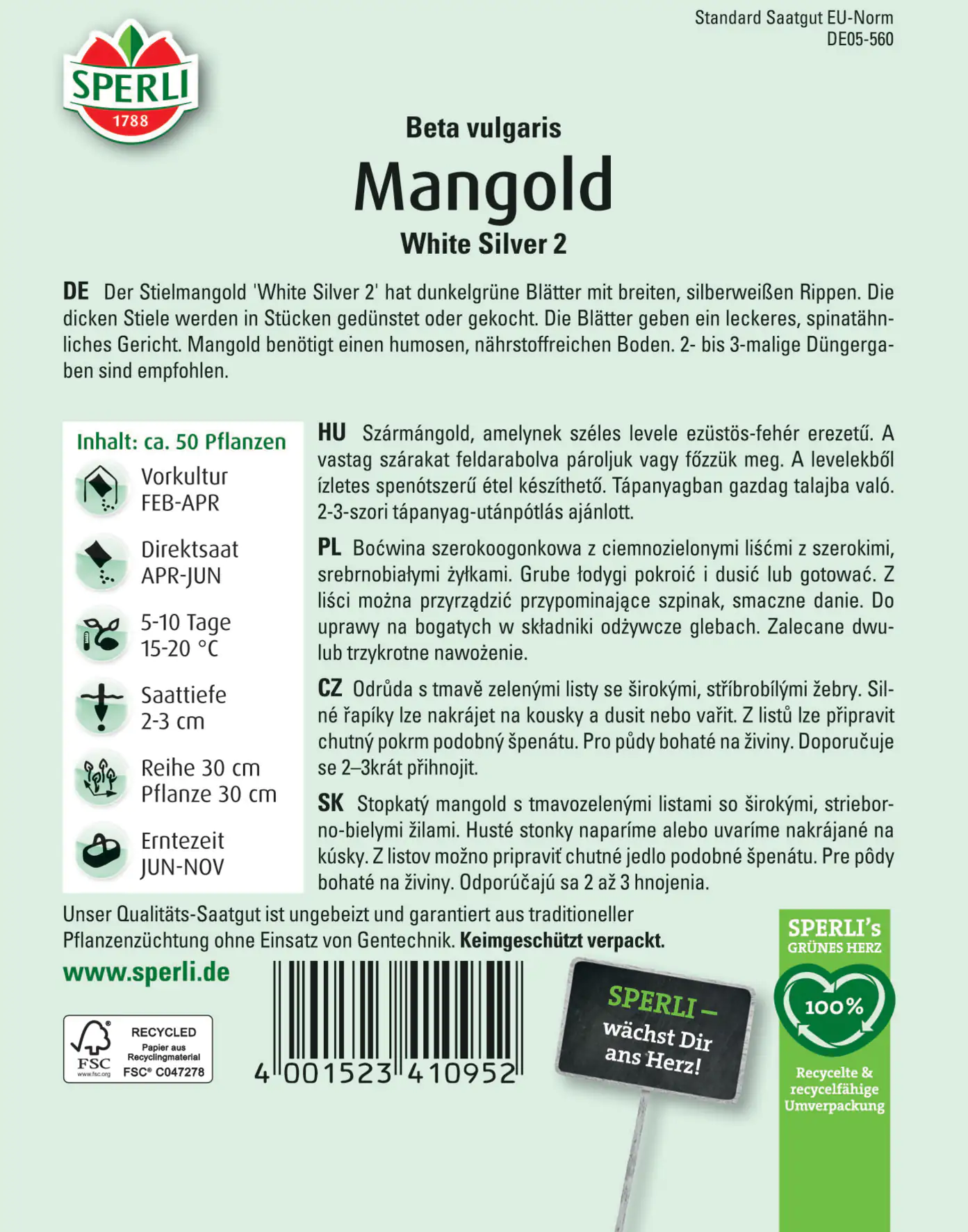 Sperli Mangold White Silver 2 Sperli Mangold White Silver 2