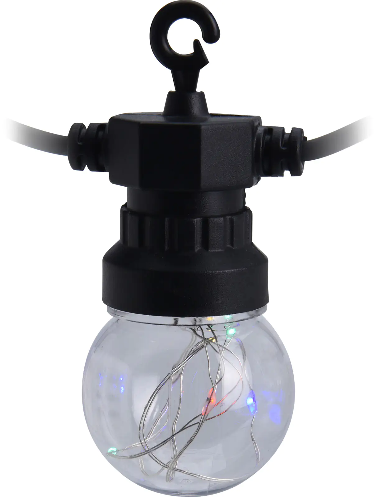 LED Lichterkette Party Lights RGB mit 10 Leuchtköpfen