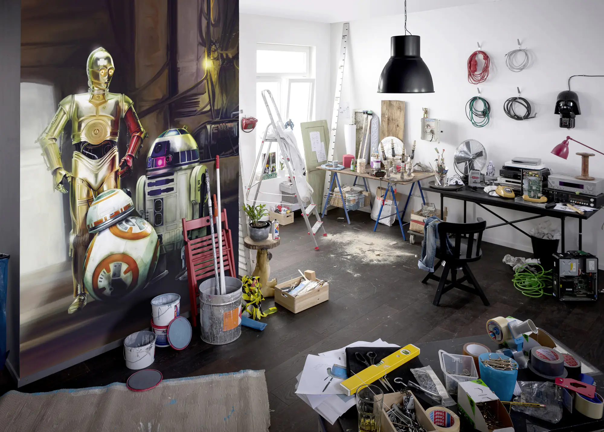 Komar Fototapete Star Wars Three Droids 254 x 184 cm Komar Fototapete Star Wars Three Droids 254 x 184 cm