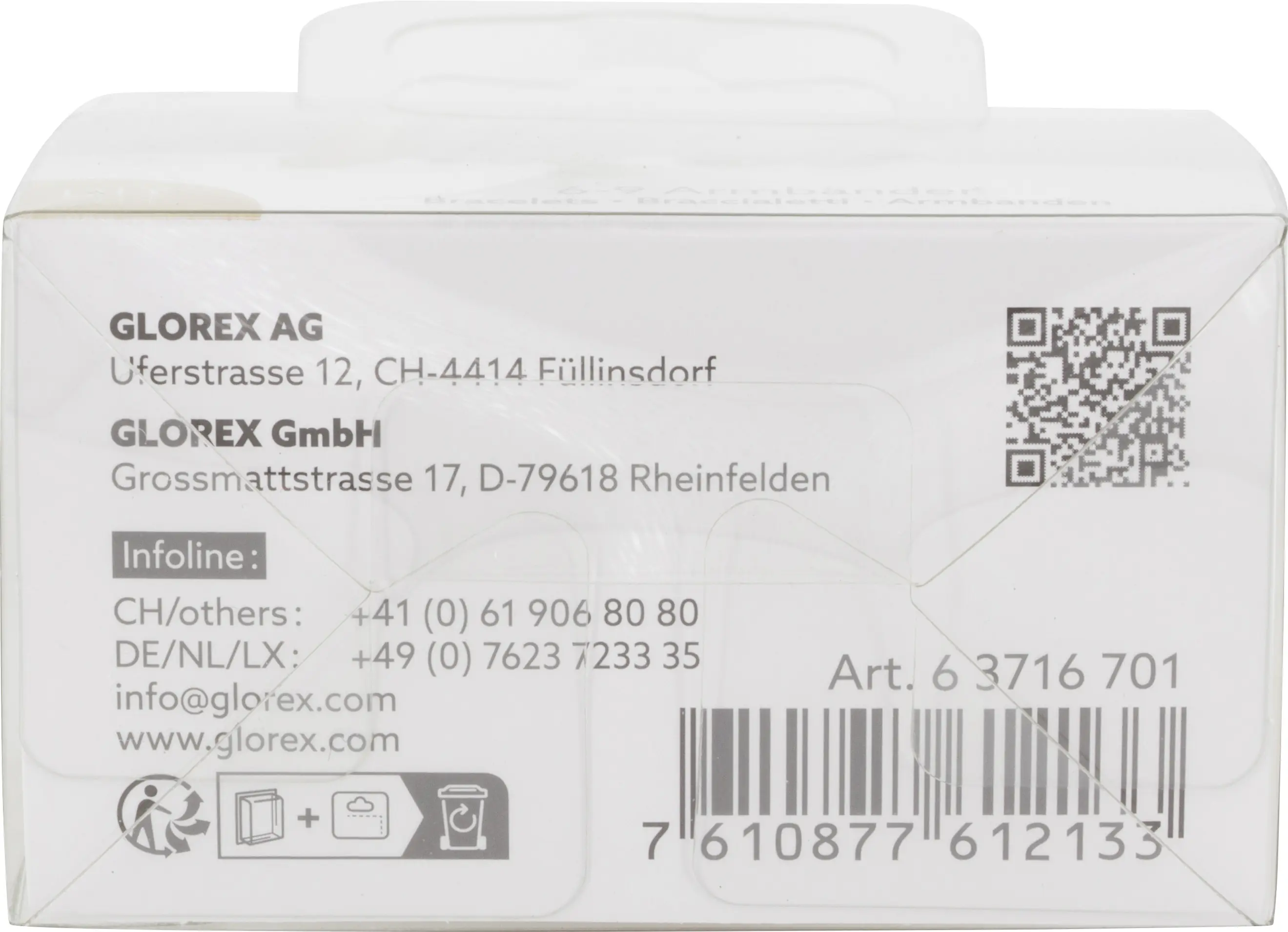 Glorex Armband-Set für 6-9 Armbänder DIY weiß