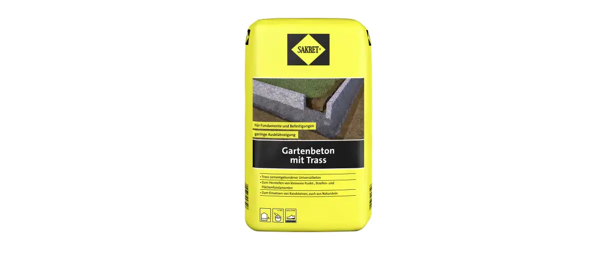SAKRET Gartenbeton mit Trass 30 kg Sack 42 St. Palettenabnahme