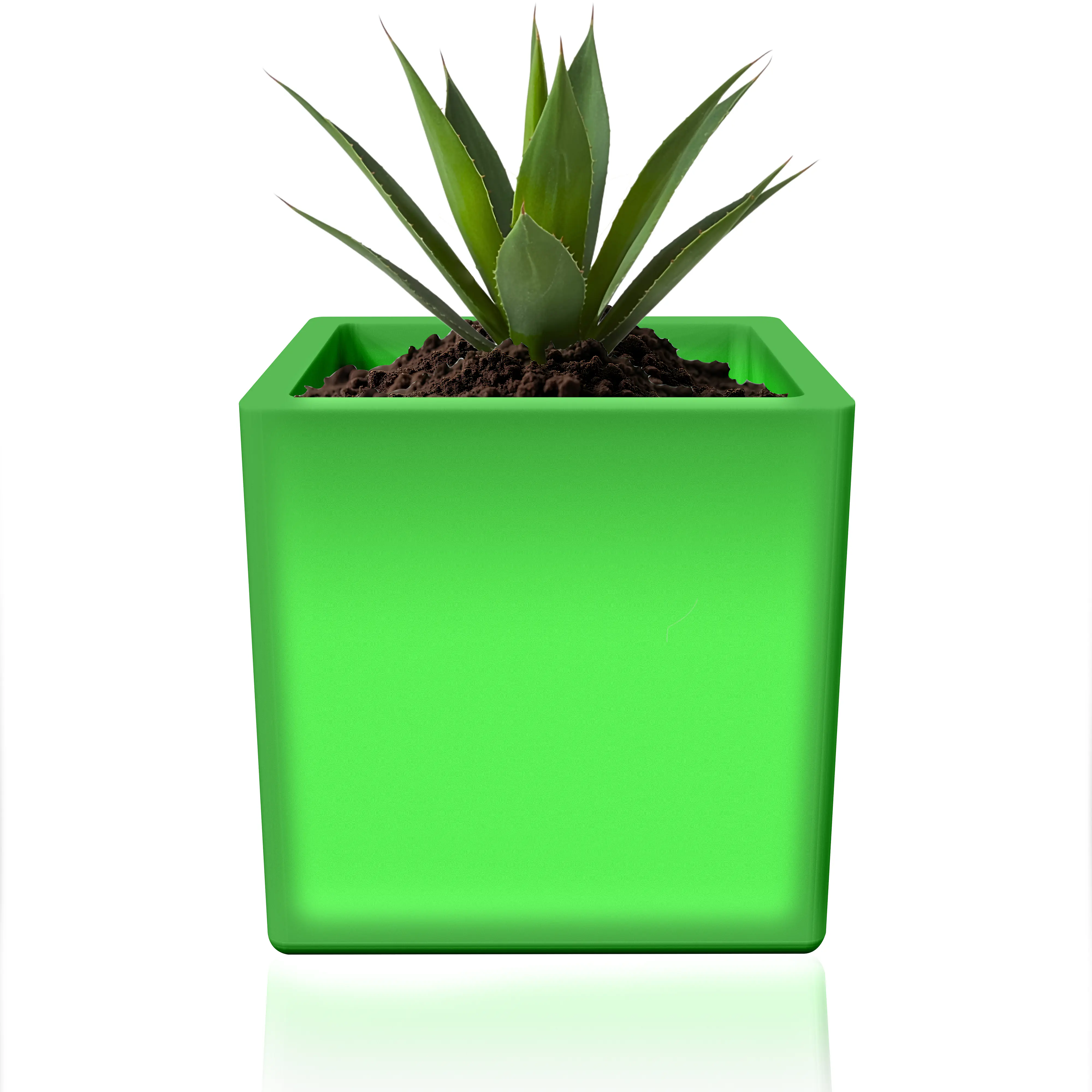 Smartwares LED Solar Blumentopf OSL-60083 weiß 37 cm RGBW