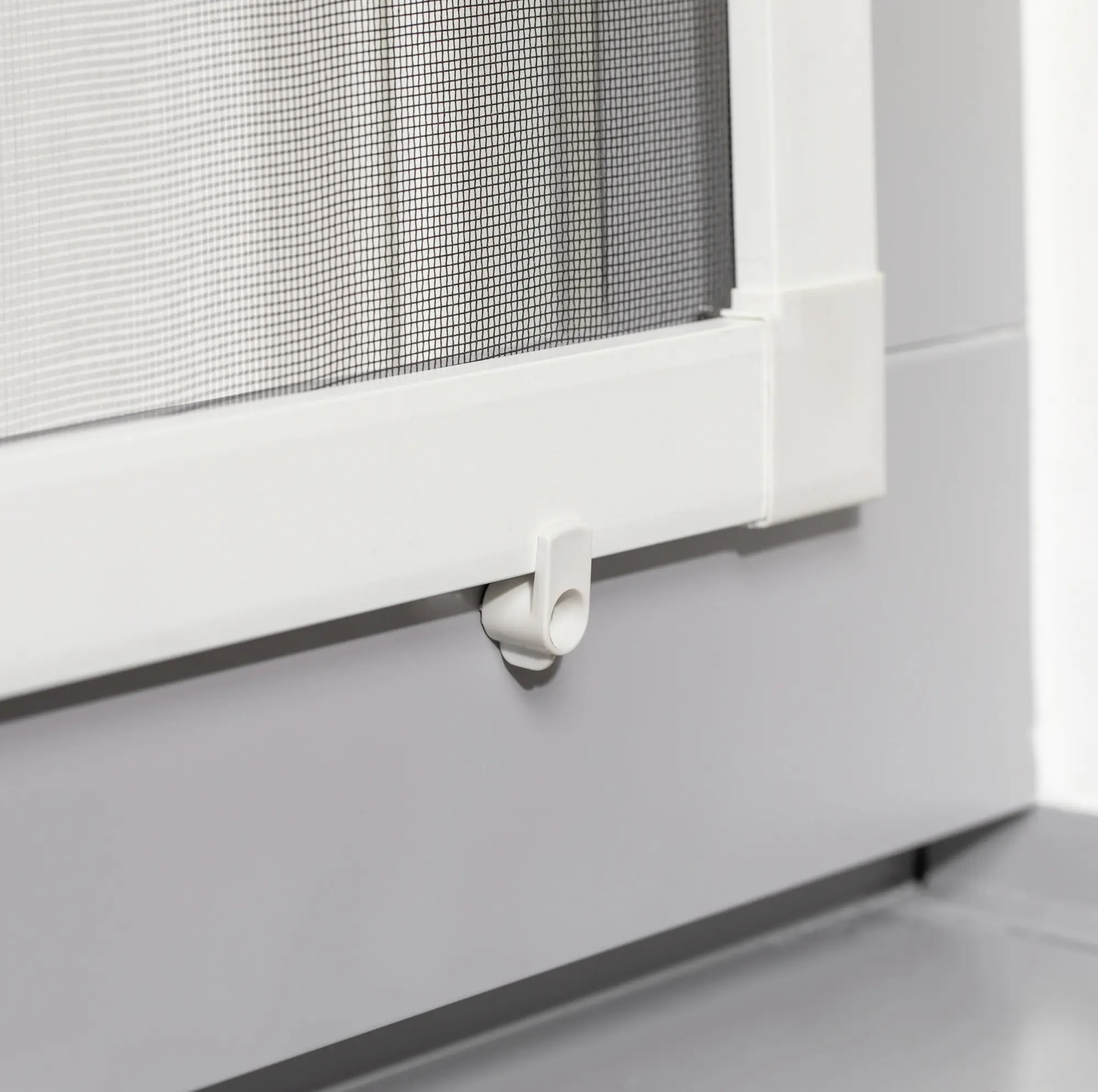 Primaster Vorreiber-Set für Fliegenschutzfenster weiß - 4 Stück