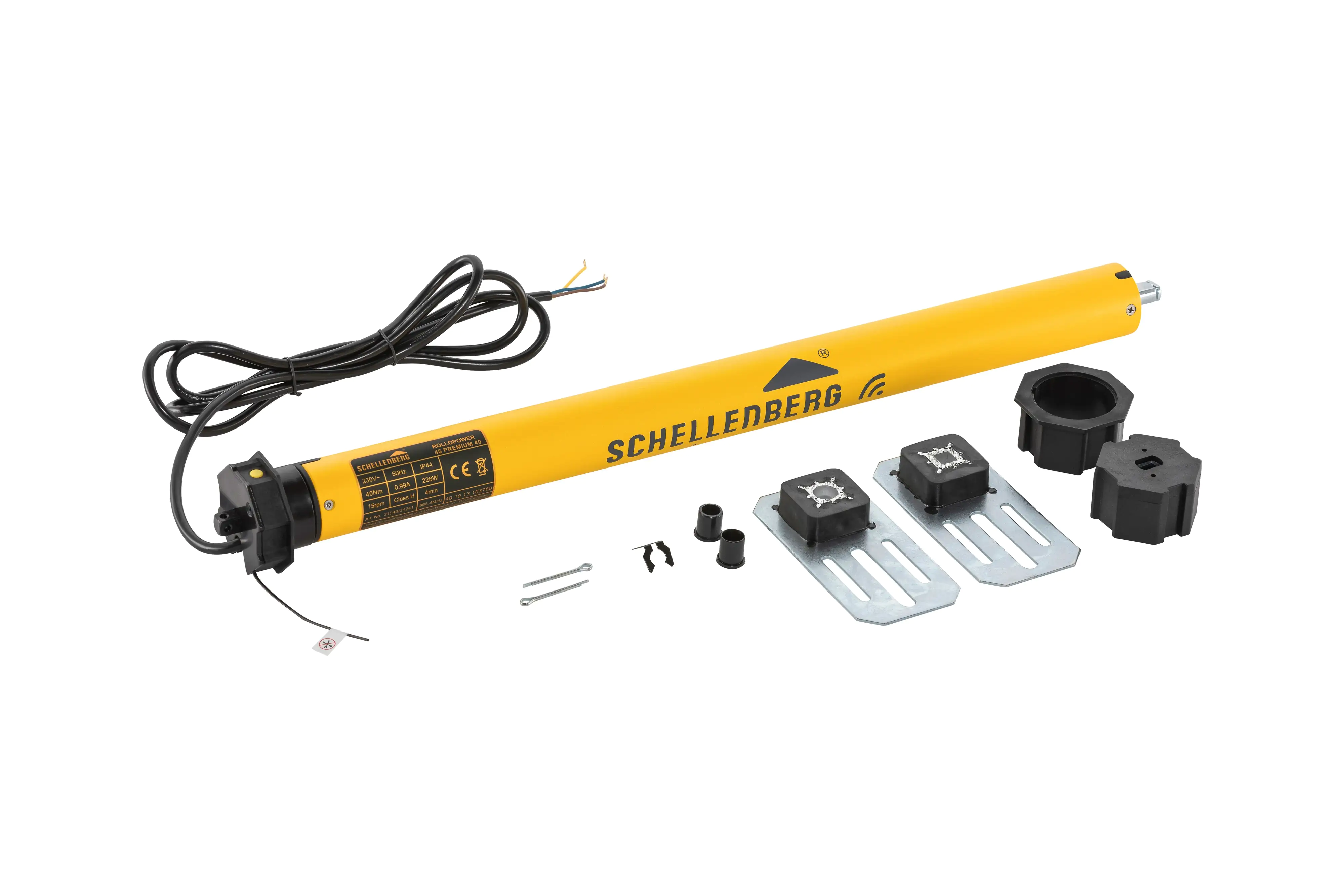 Schellenberg Funk-Rolladenmotor Premium 40 Nm Maxi für 60 mm Achtkantwelle