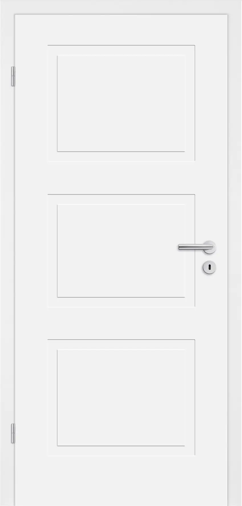 Borne Türblatt Lusso 03 Weißlack Röhrenspan