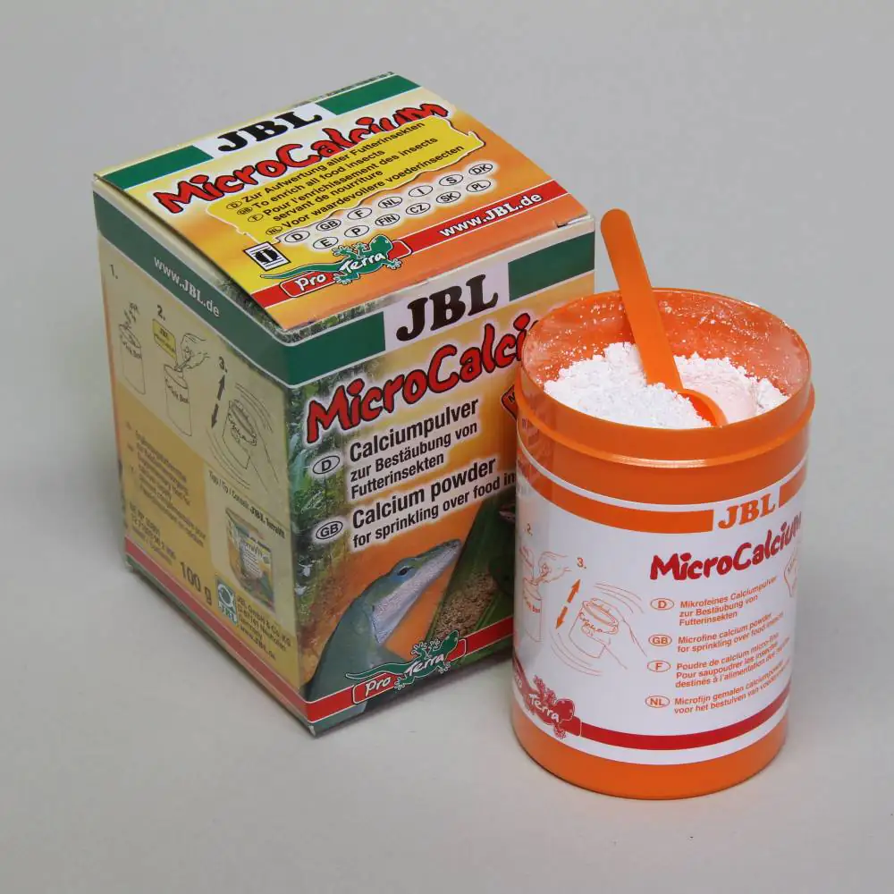 JBL MicroCalcium Mineralienfutter für alle Reptilien 100 g