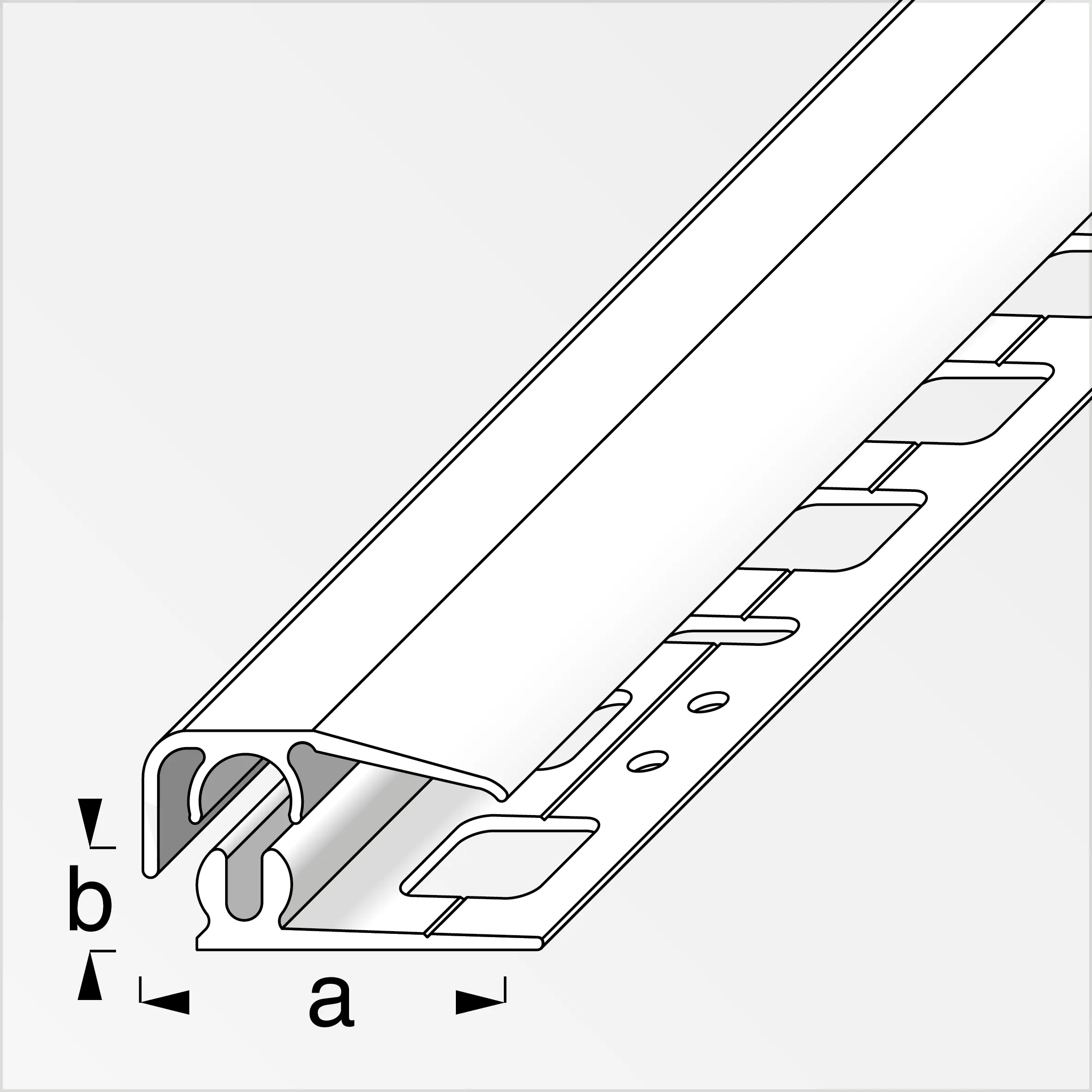 alfer Abschluss-Profil, 8,5 mm 2 m, 19.5 x 7 mm Aluminium eloxiert titan alfer Abschluss-Profil, 8,5 mm 2 m, 19.5 x 7 mm Aluminium eloxiert titan