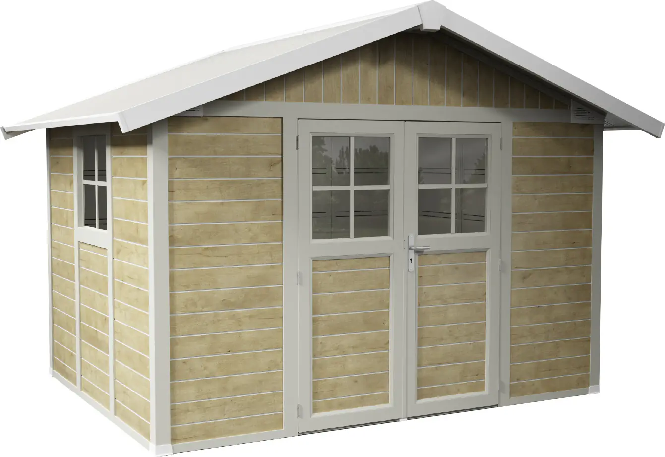 Grosfillex Gartenhaus Deco H 7,5 370 x 298 cm (inkl. Dachüberstand) Grosfillex Gartenhaus Deco H 7,5 370 x 298 cm (inkl. Dachüberstand)
