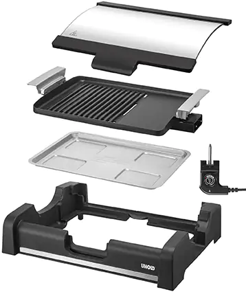 Unold Tischgrill Barbecue Edel Elektrogrill Unold Tischgrill Barbecue Edel Elektrogrill