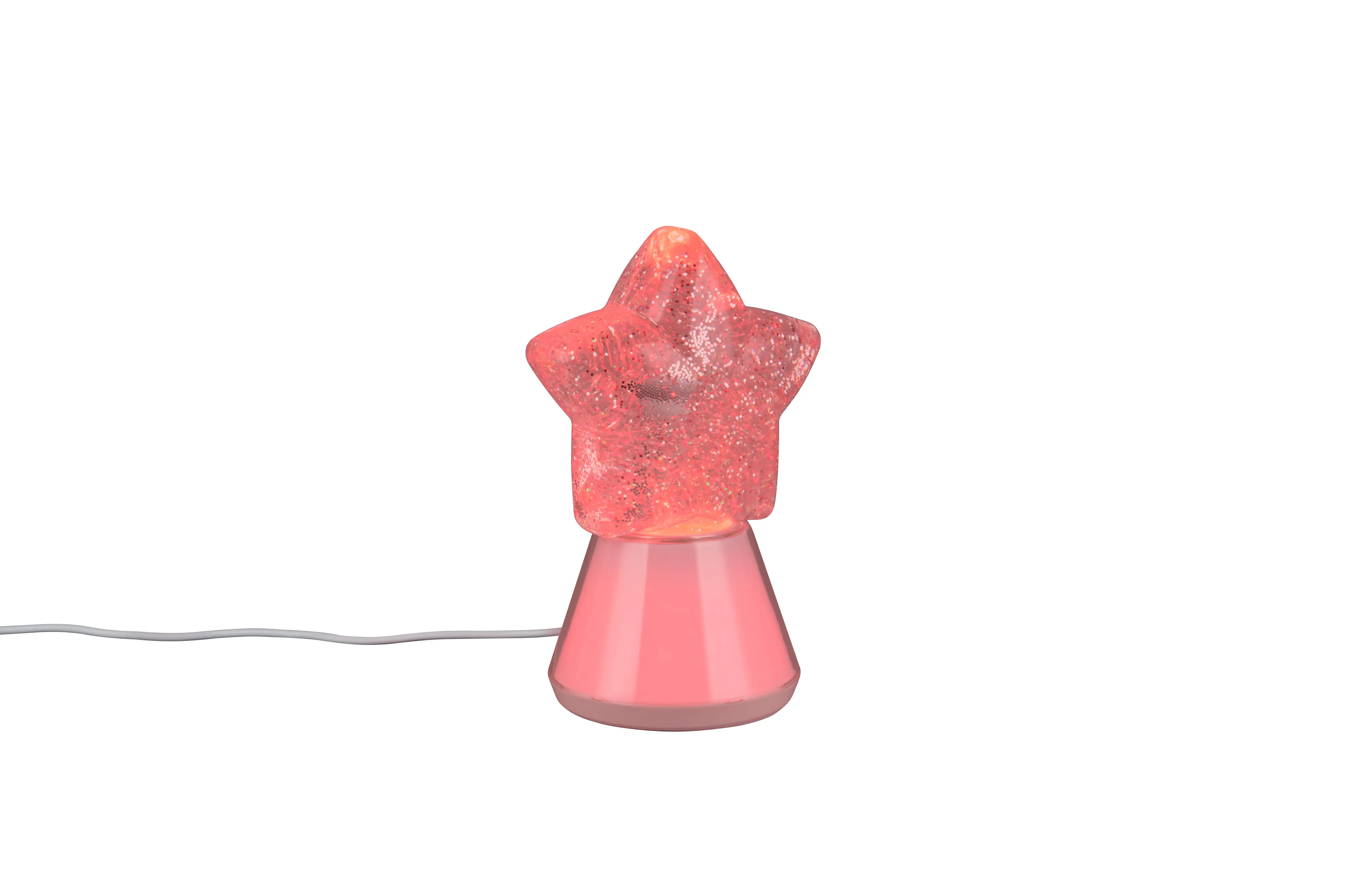 Reality LED-Tischleuchte Estella Fun Stern 12 x 19 cm rauchfarbig
