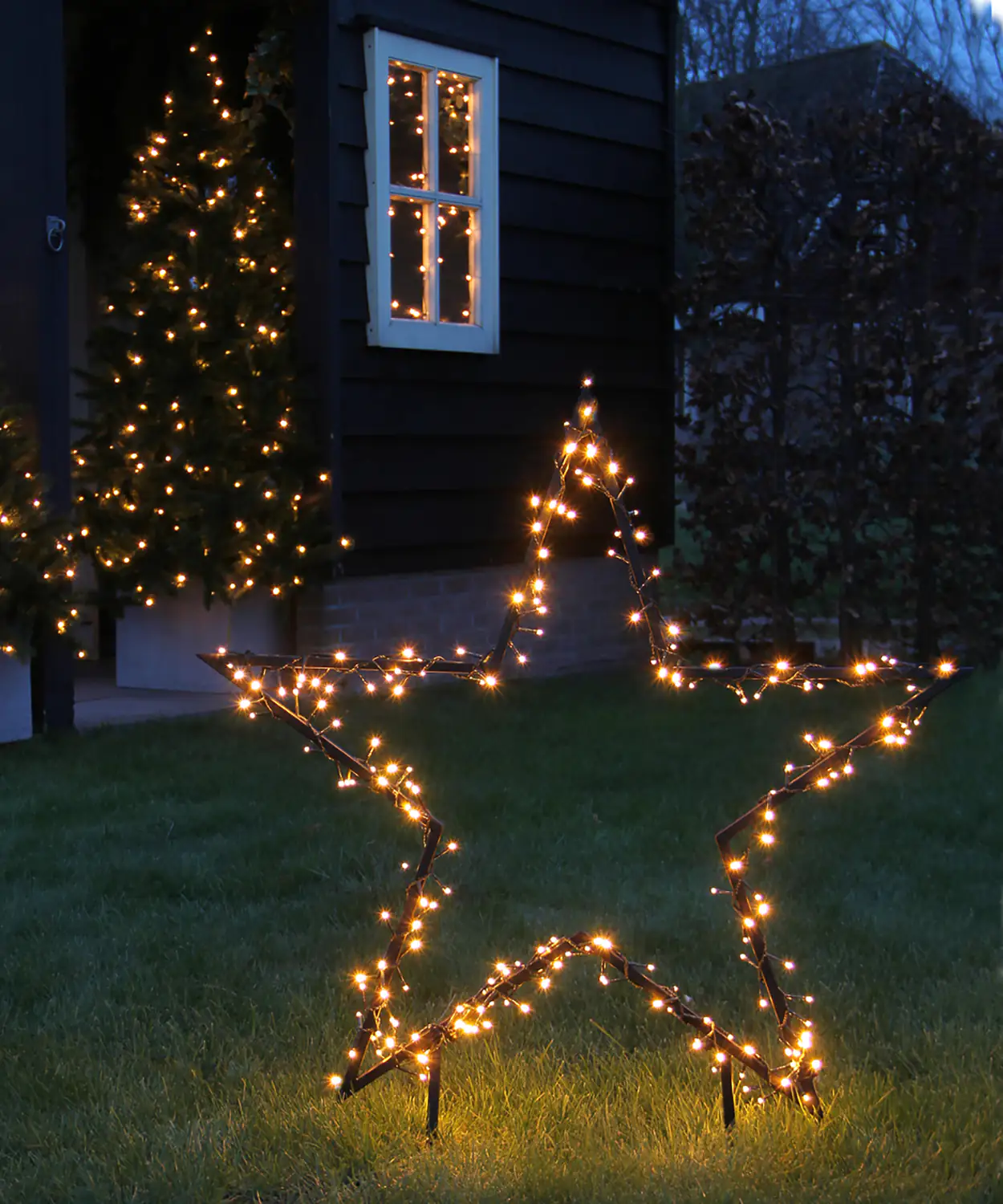 Luca Lighting Gartenstecker Stern beleuchtet 150 LED 60 x 73 cm Luca Lighting Gartenstecker Stern beleuchtet 150 LED 60 x 73 cm