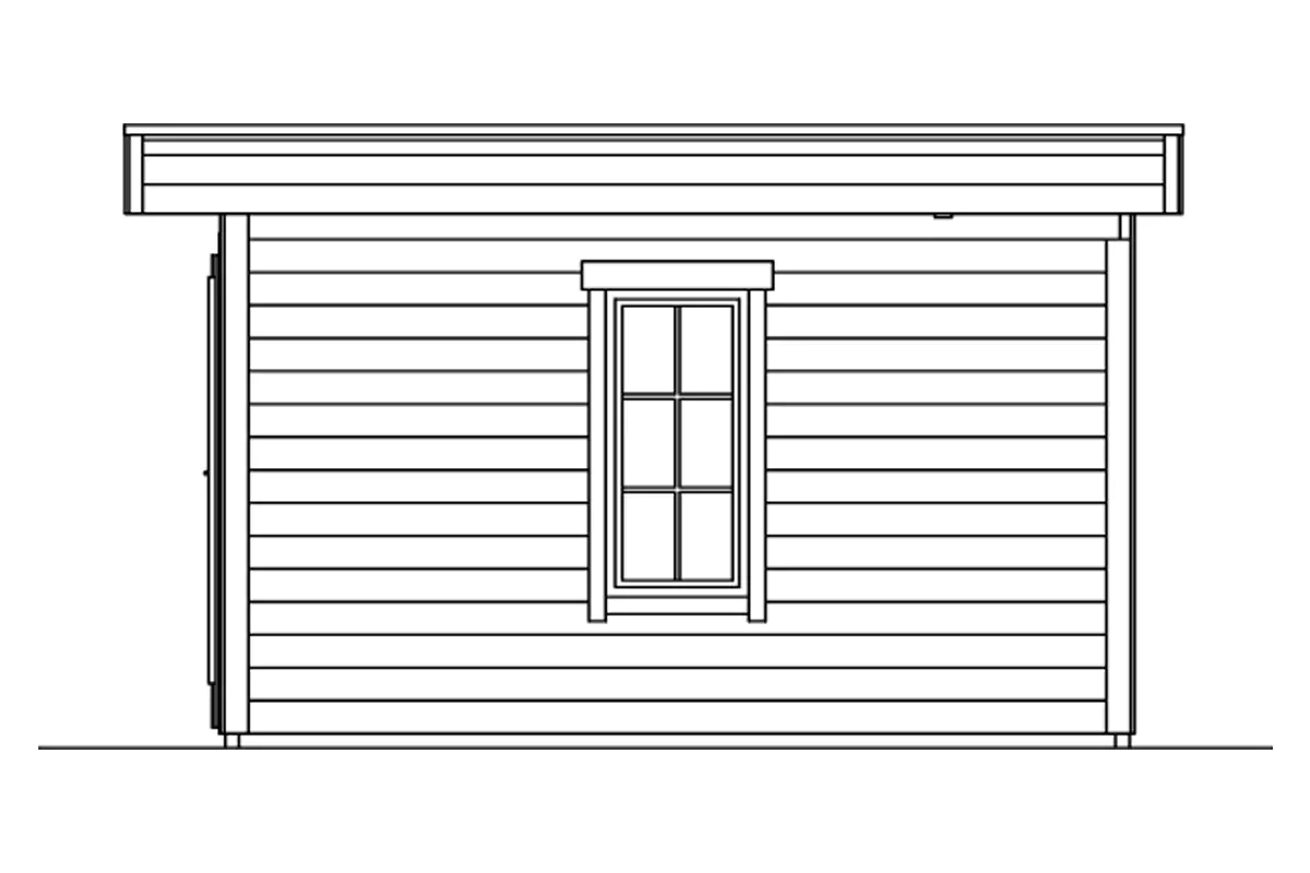 4018211610891_6 SKAN HOLZ Freizeithaus Basel 2 420 x 380 cm natur mit Fußboden