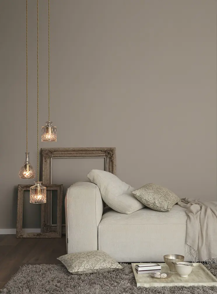 Alpina Feine Farben Wandfarbe No. 06 Dächer von Paris - romantisches graubraun 2,5 L