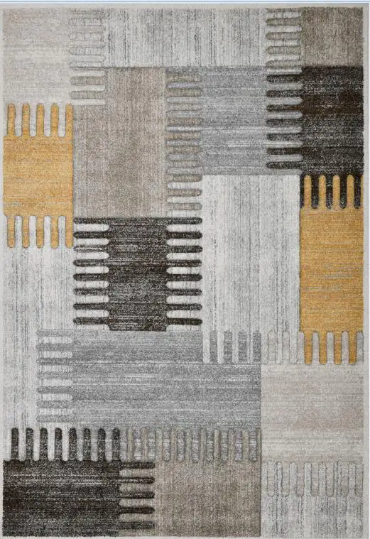 Luxor Living Teppich Torrent, gelb-grau, 200 x 290 cm