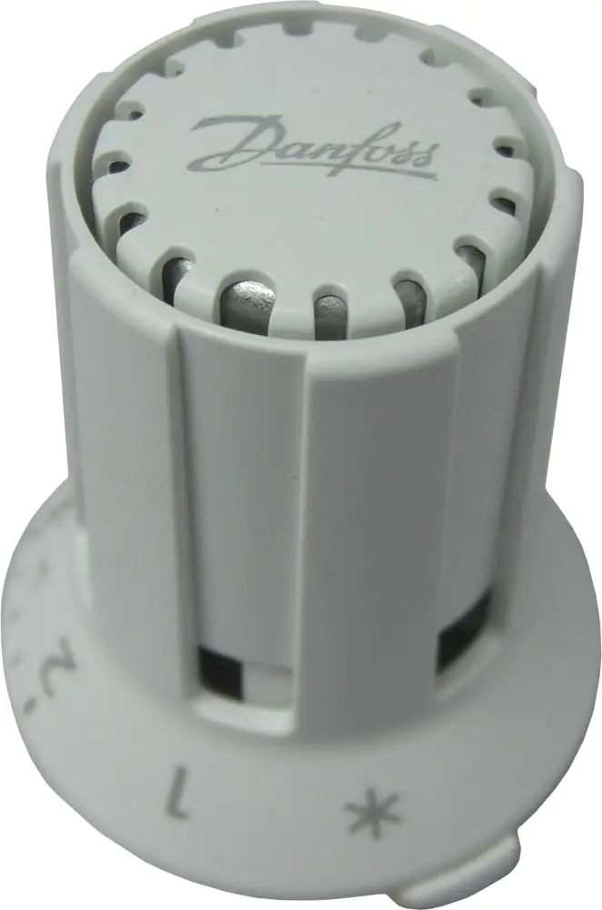 Danfoss Thermostatkopf RAW 5010 für RA 2000-Gehäuse, Spannring, weiß Danfoss Thermostatkopf RAW 5010 für RA 2000-Gehäuse, Spannring, weiß