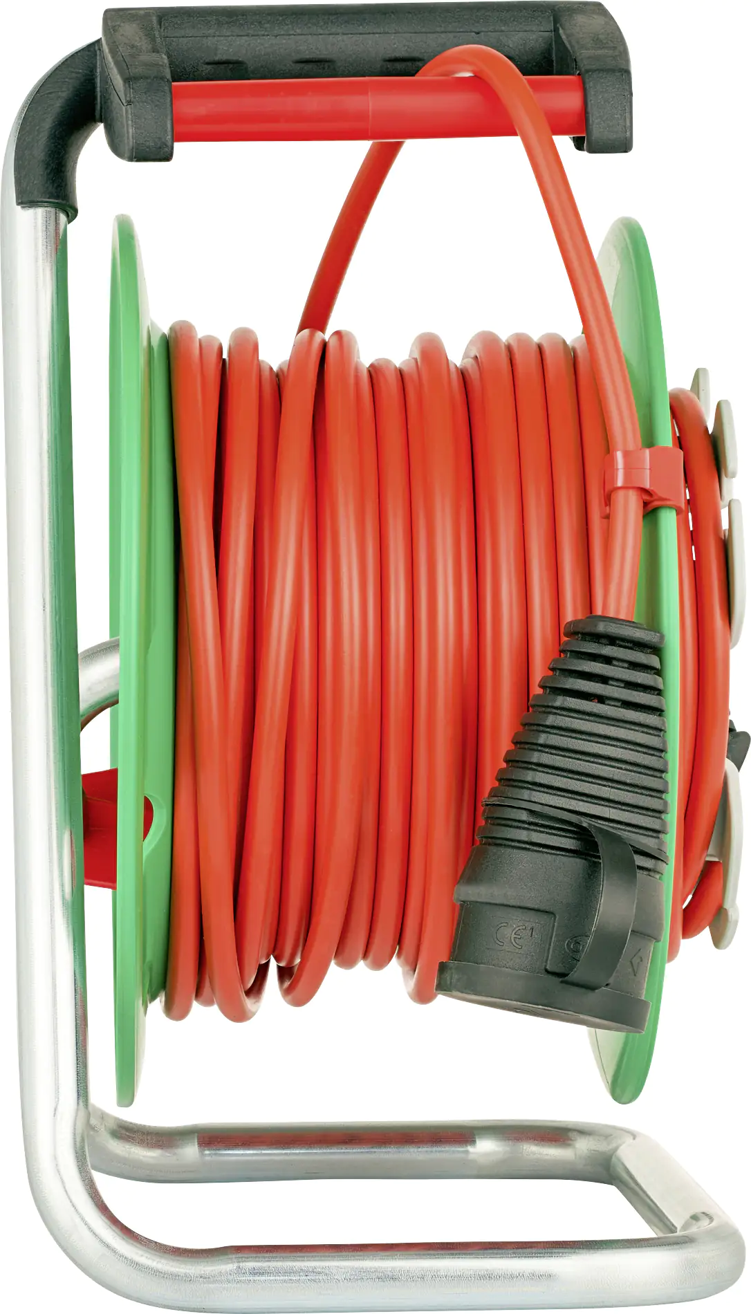4007123667550_2482102 Brennenstuhl Garten-Kabeltrommel Außen 23+2m H05VV-F3G1.5, rot