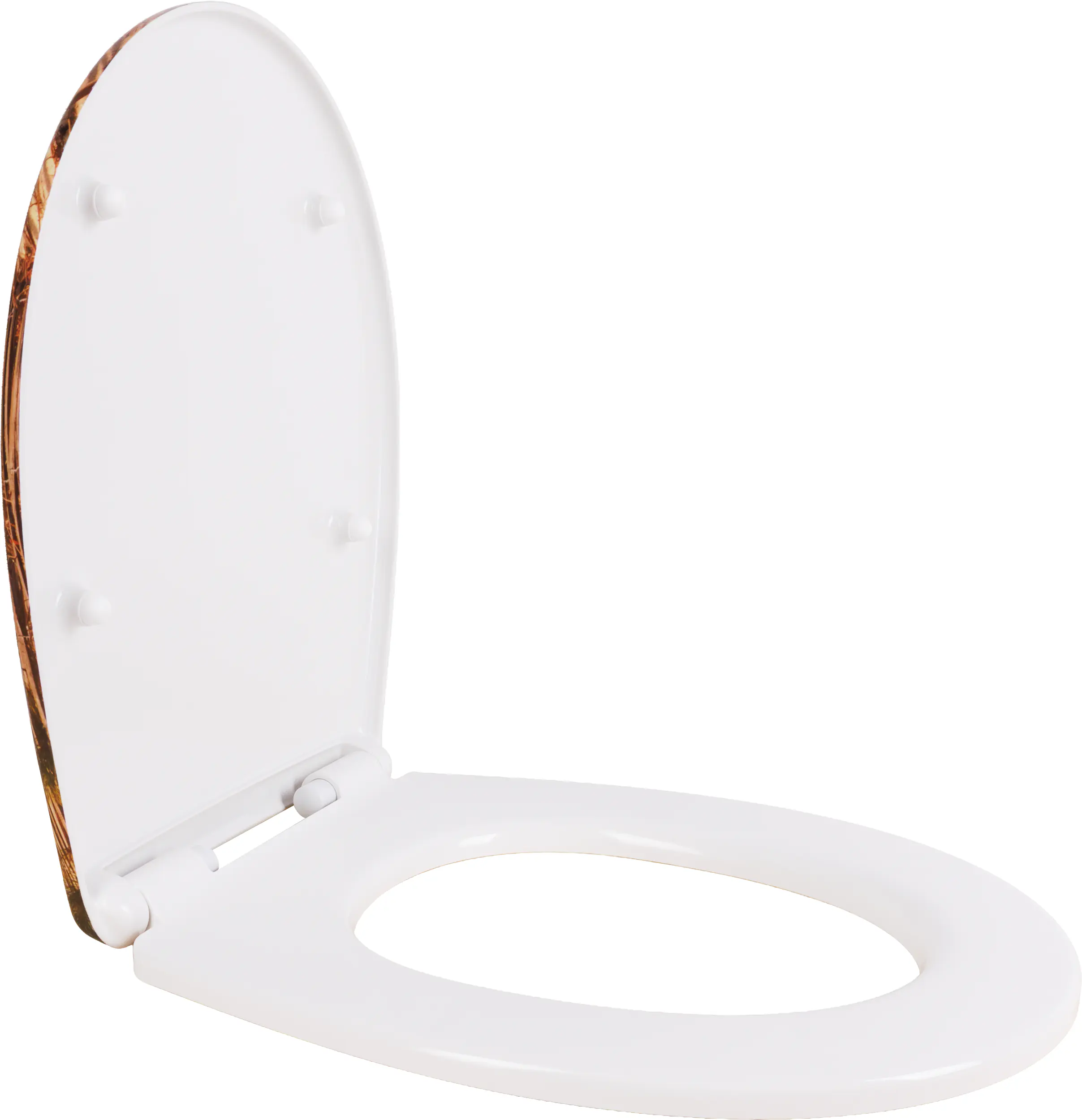 Primaster WC-Sitz mit Absenkautomatik Beach weiß