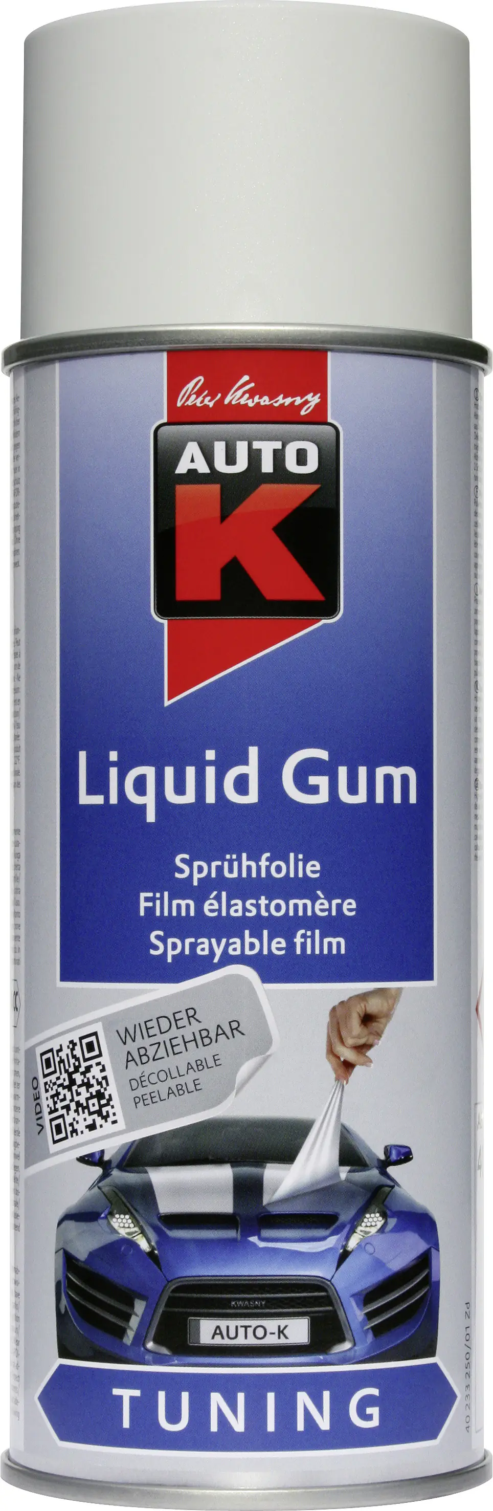 Auto-K Sprühfolie Liquid Gum Tuning weiß 400ml Auto-K Sprühfolie Liquid Gum Tuning weiß 400ml
